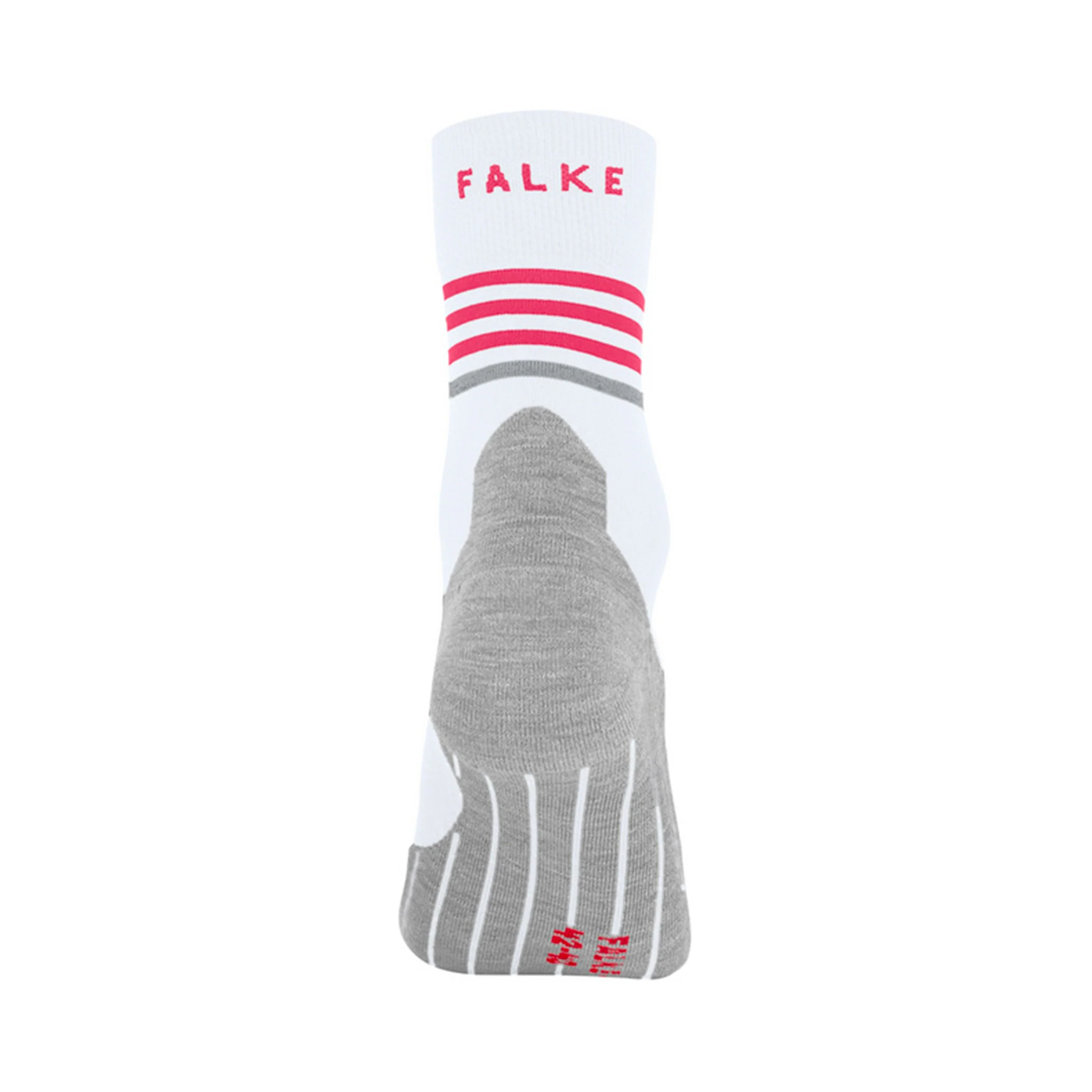 RU4 Endurance Reflect Chaussettes De Running Femmes-Blanc,Rouge - Image 2
