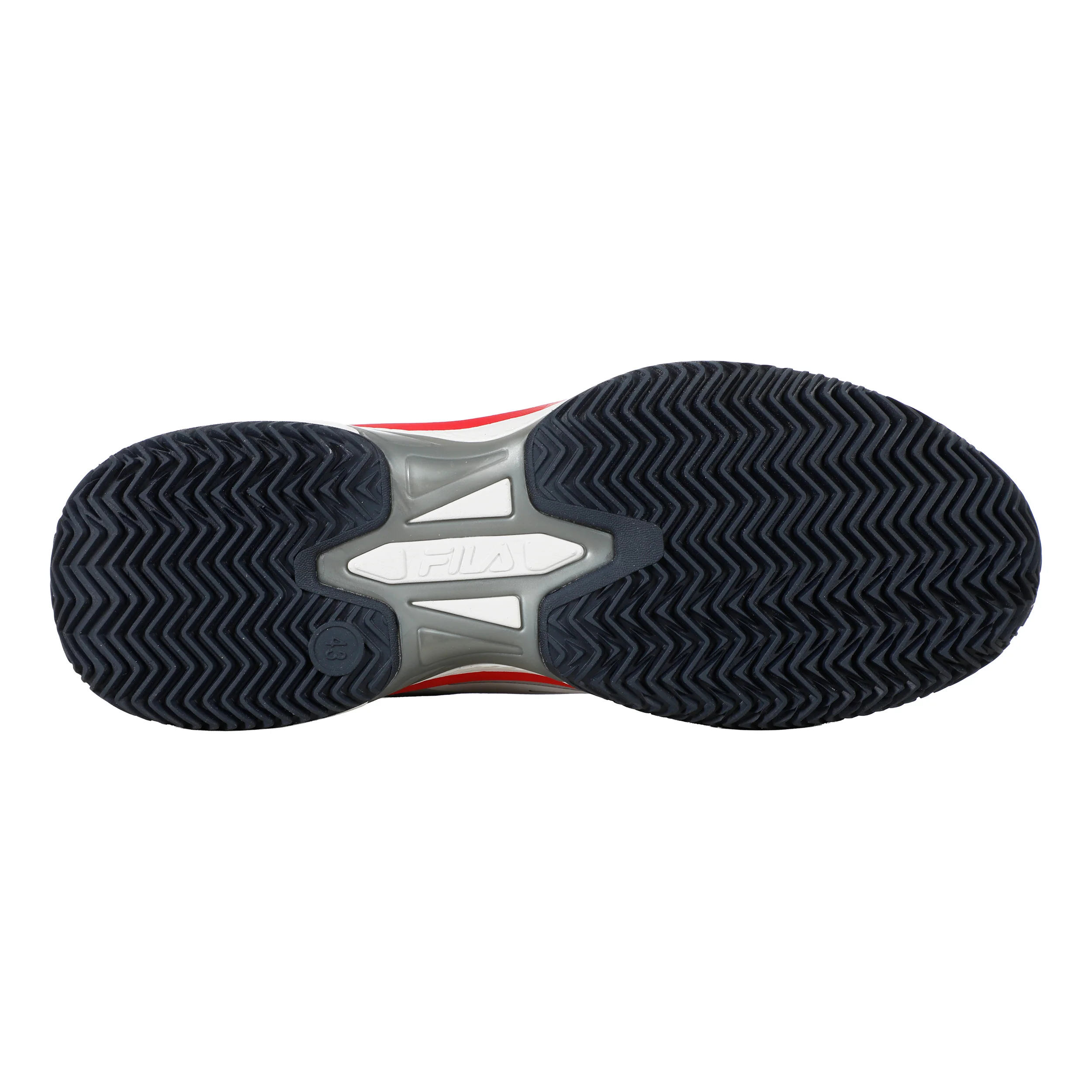 Sabbia Pro Chaussure Terre Battue Hommes-Blanc,Rouge - Image 4