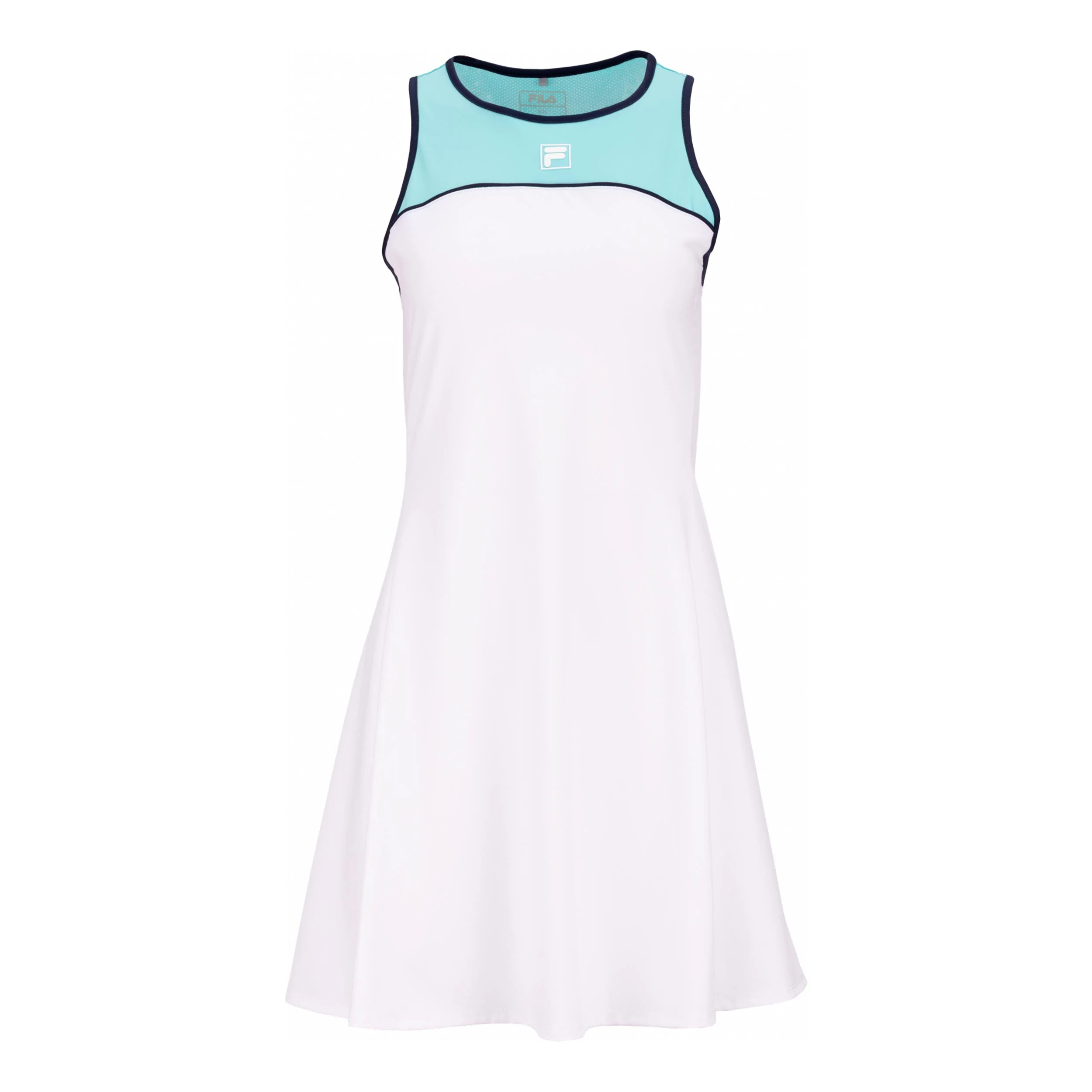 Skylar Robe Femmes - blanc, turquoise