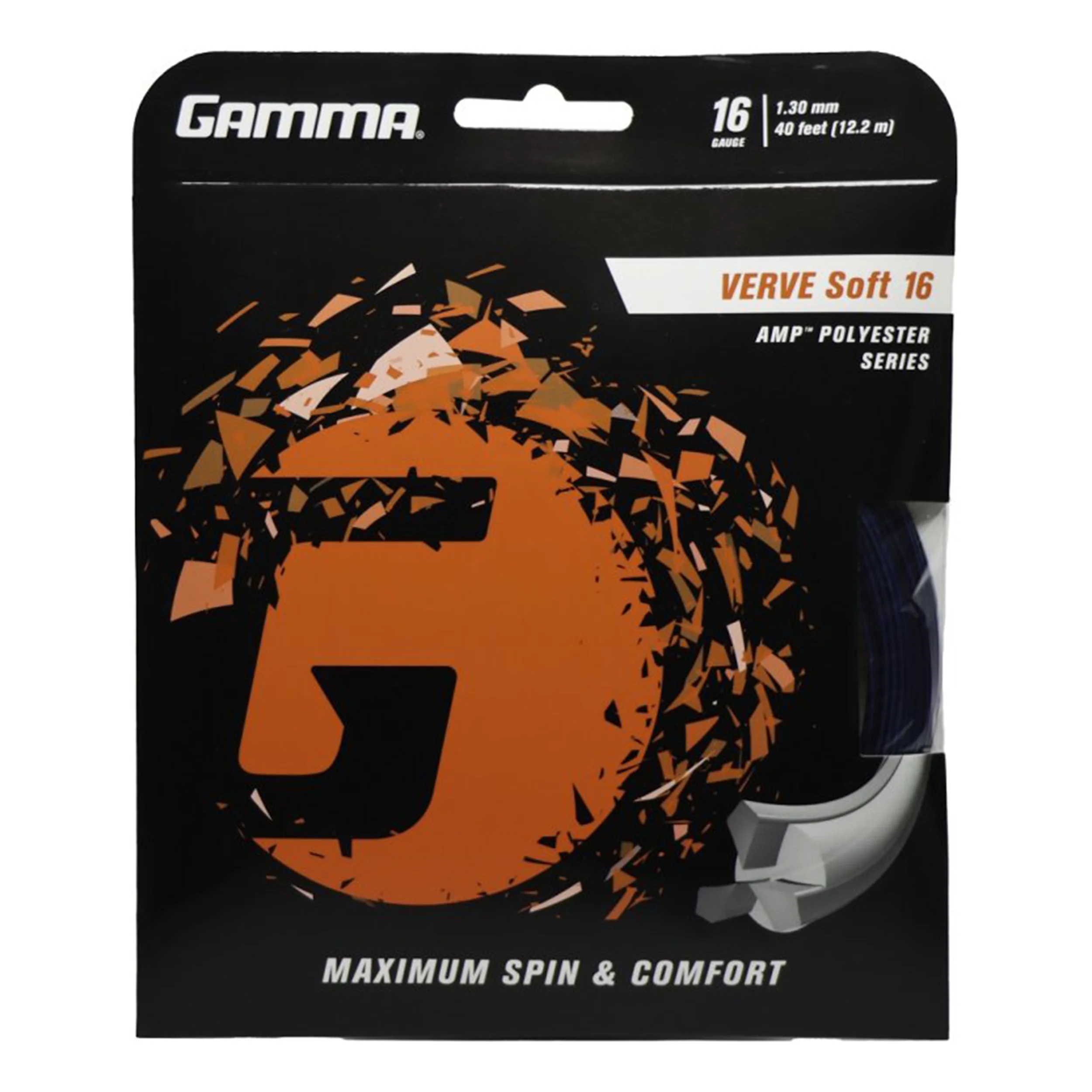 Verve Soft Cordage En Garniture 12,2m-Noir,Bleu