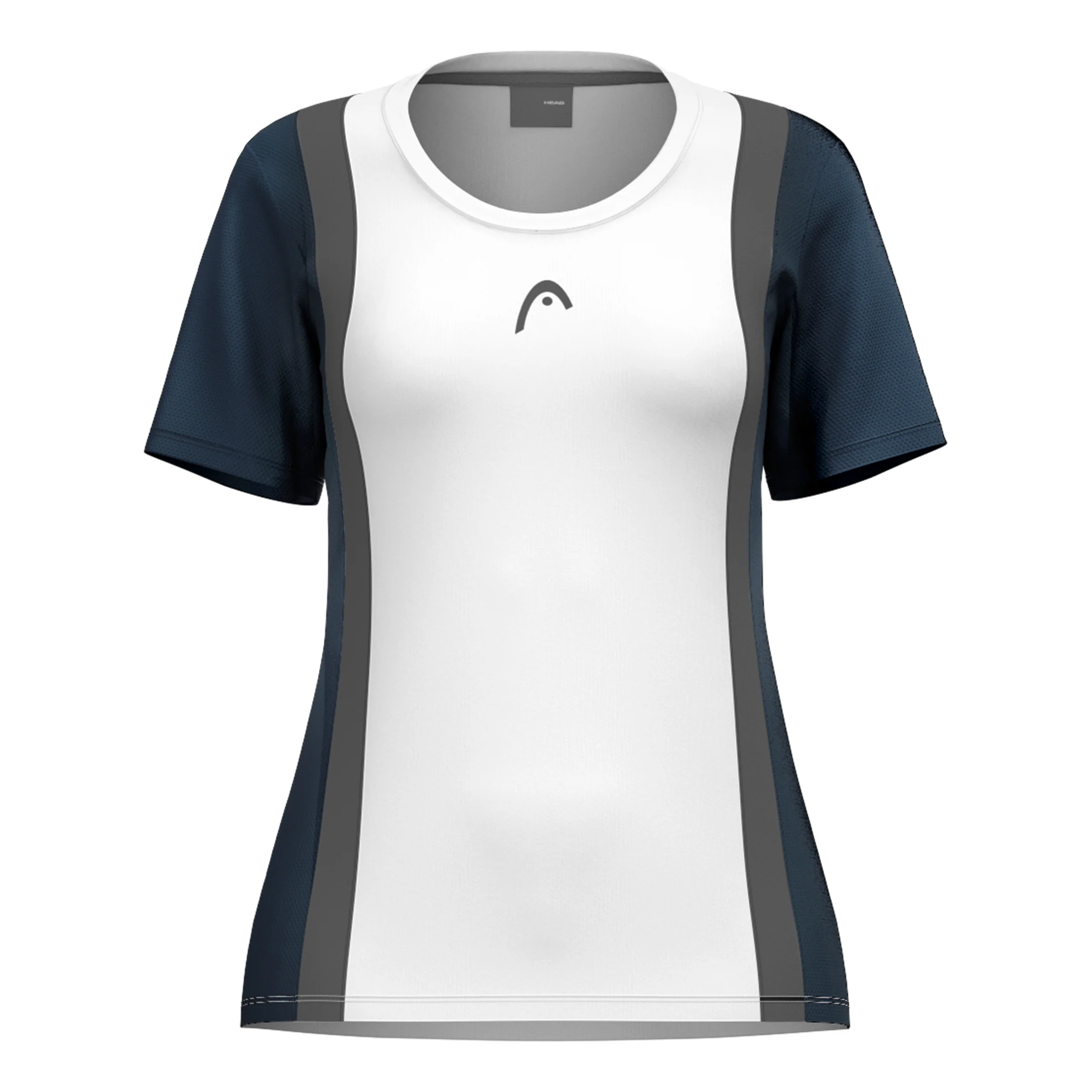 Club 25 Tech T-shirt Femmes-Blanc,Bleu Foncé