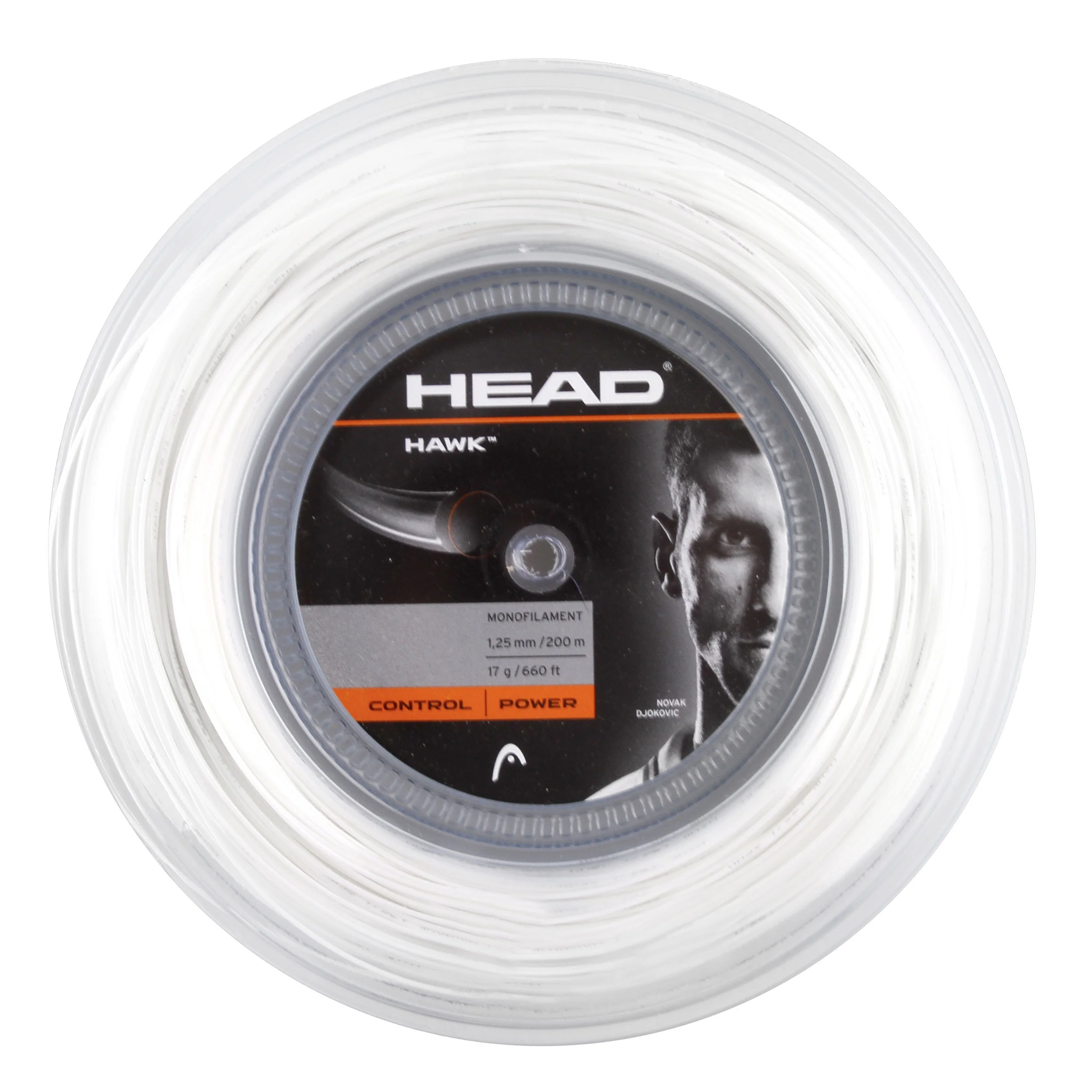 Hawk Bobine Cordage 200m-Blanc