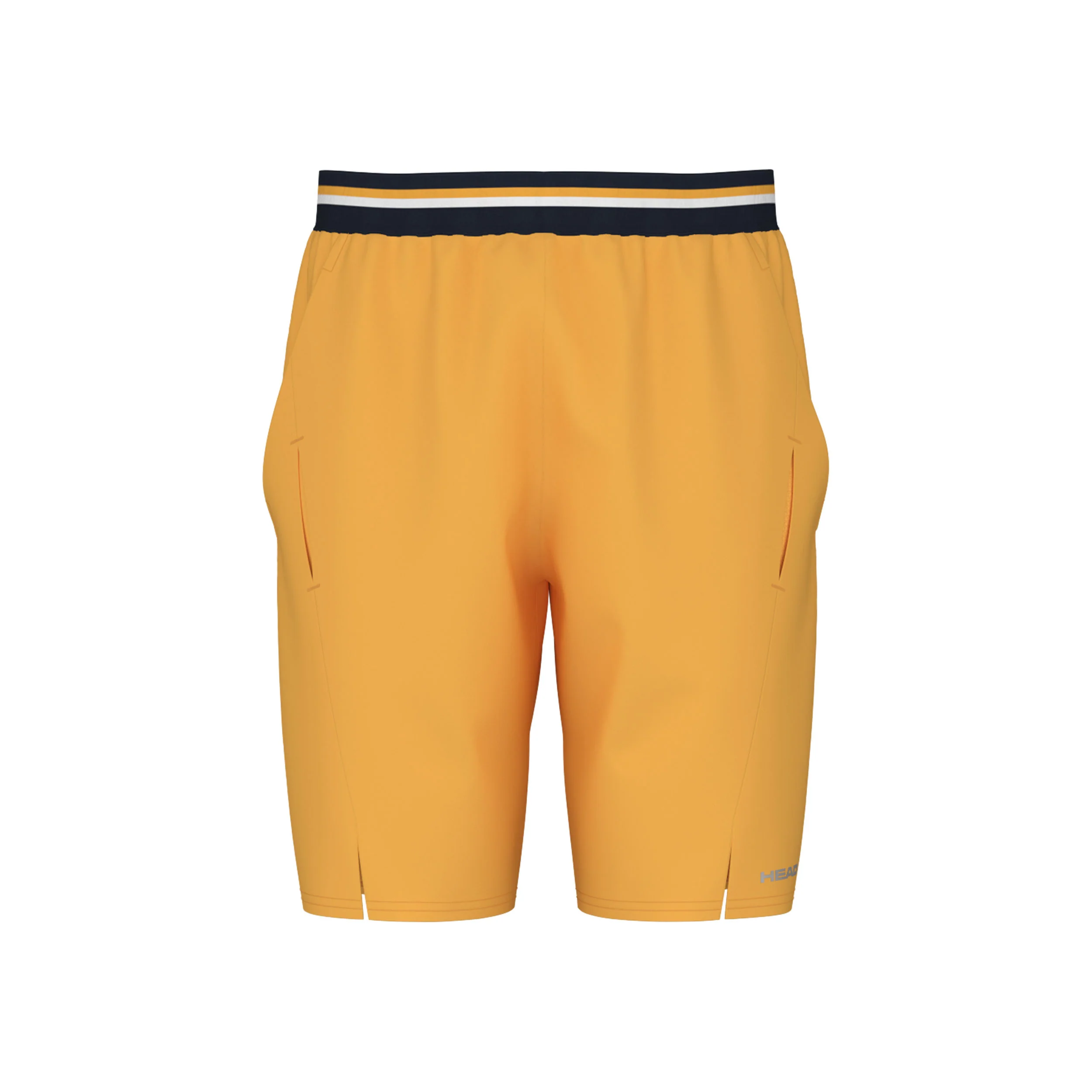 Performance Shorts Hommes-Jaune Doré, Bleu Foncé