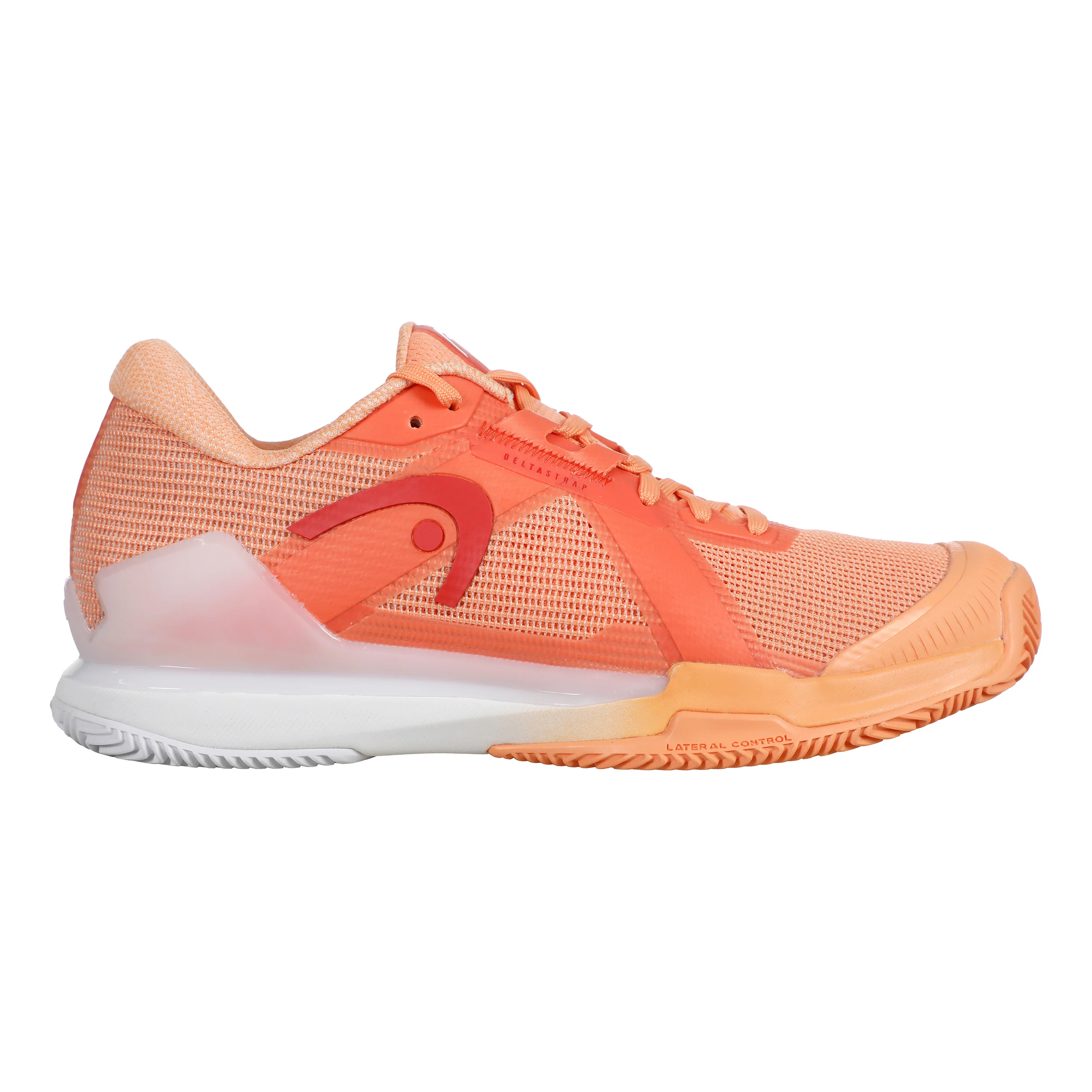 Sprint Pro 4.0 Chaussure Terre Battue Femmes-Corail,Blanc