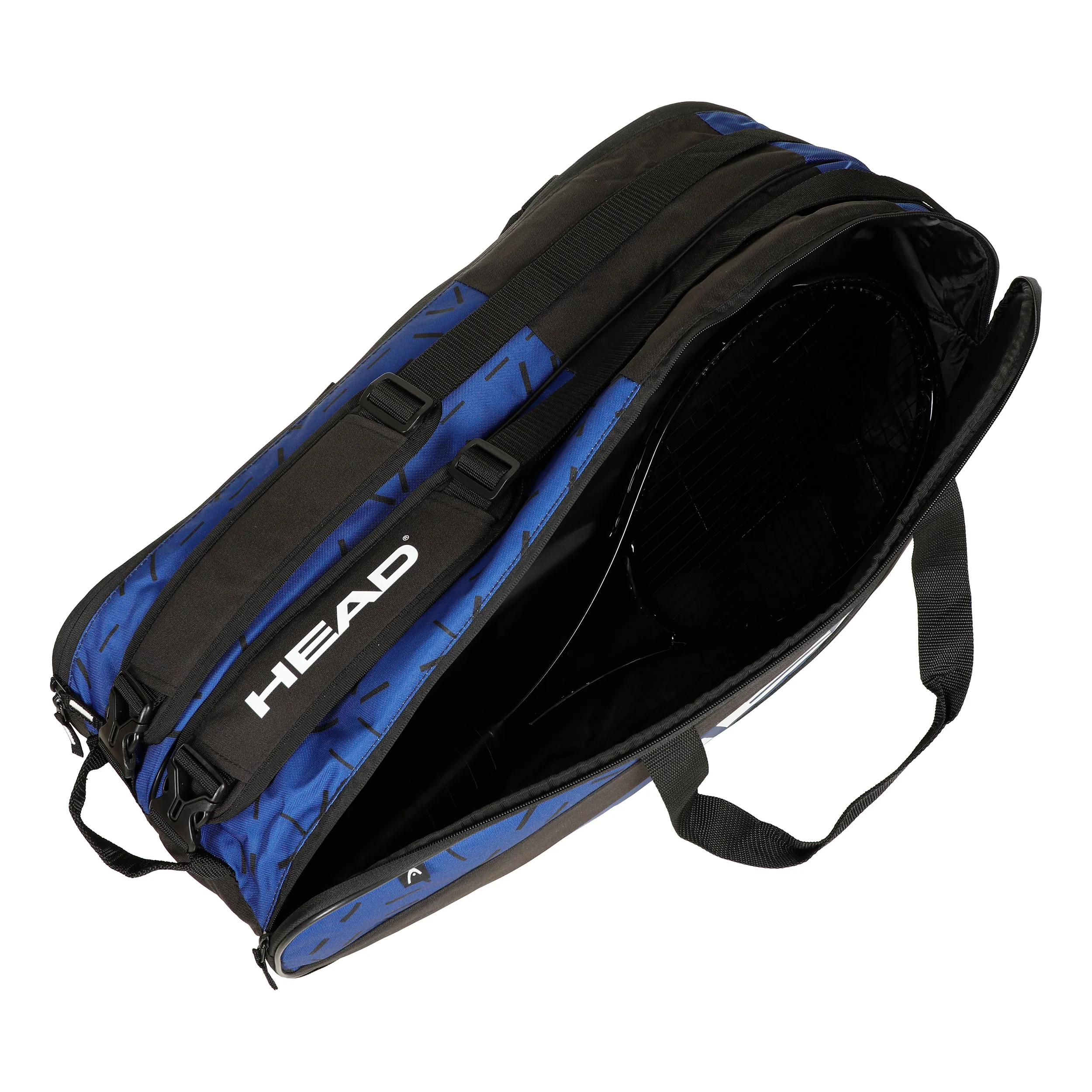 Team Racquet Bag L Housse De Raquette-Noir,Bleu - Image 5