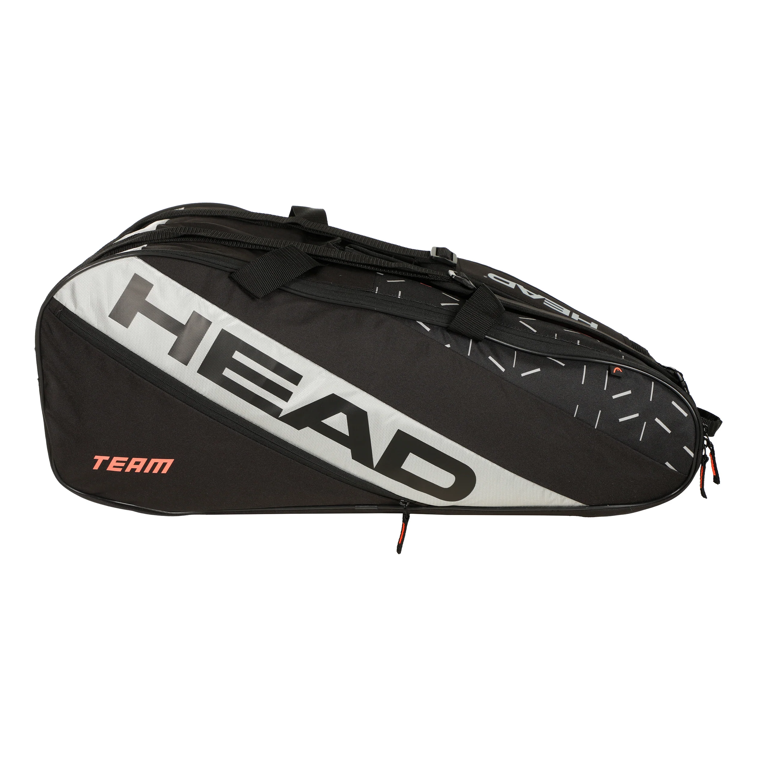 Team Racquet Bag L Housse De Raquette-Noir,Gris - Image 3