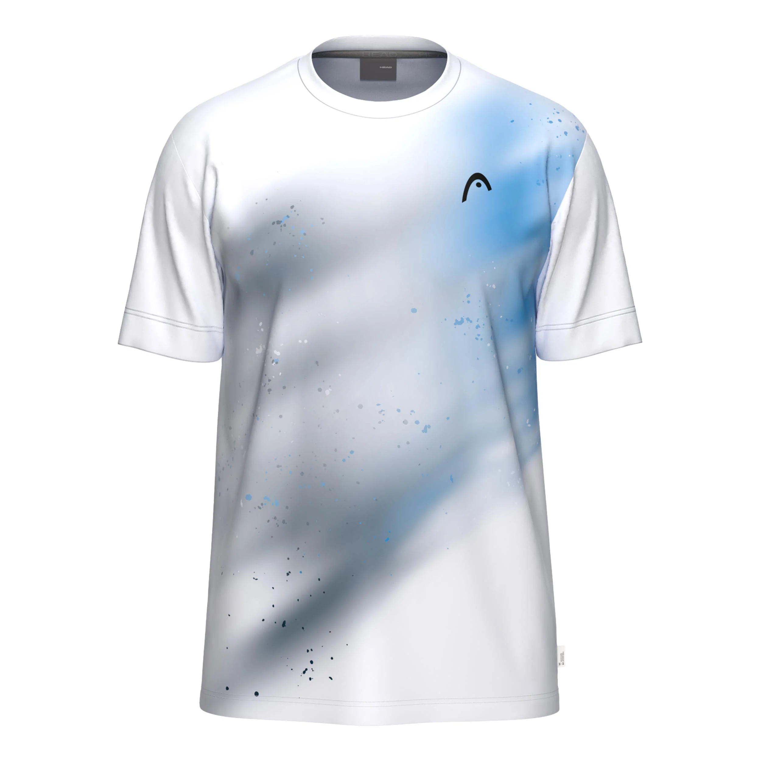 Topspin T-shirt Hommes - bleu foncé, blanc