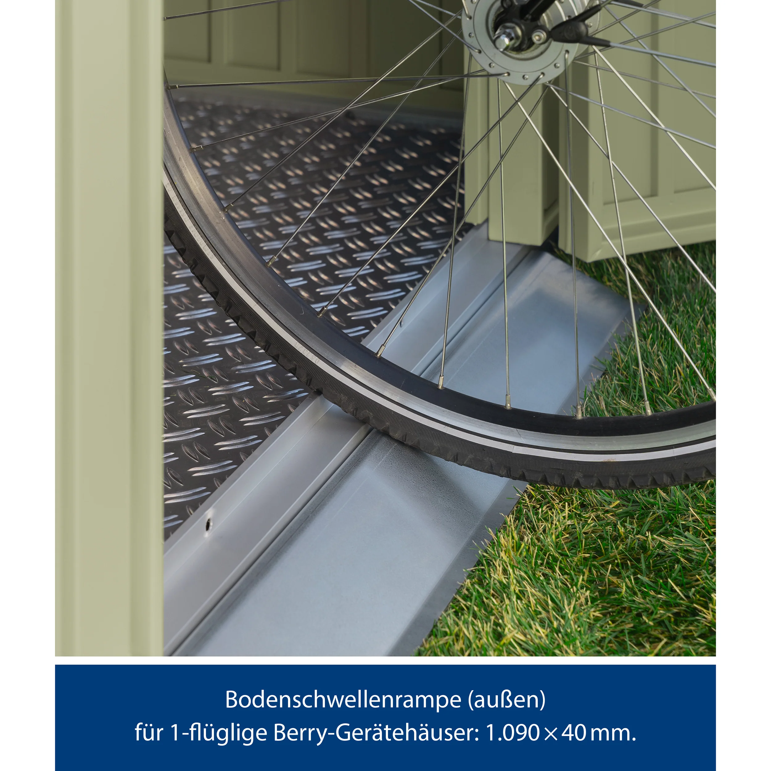 Bodenrampe aussen für 1-flg Tür Rampe au sol - Image 2