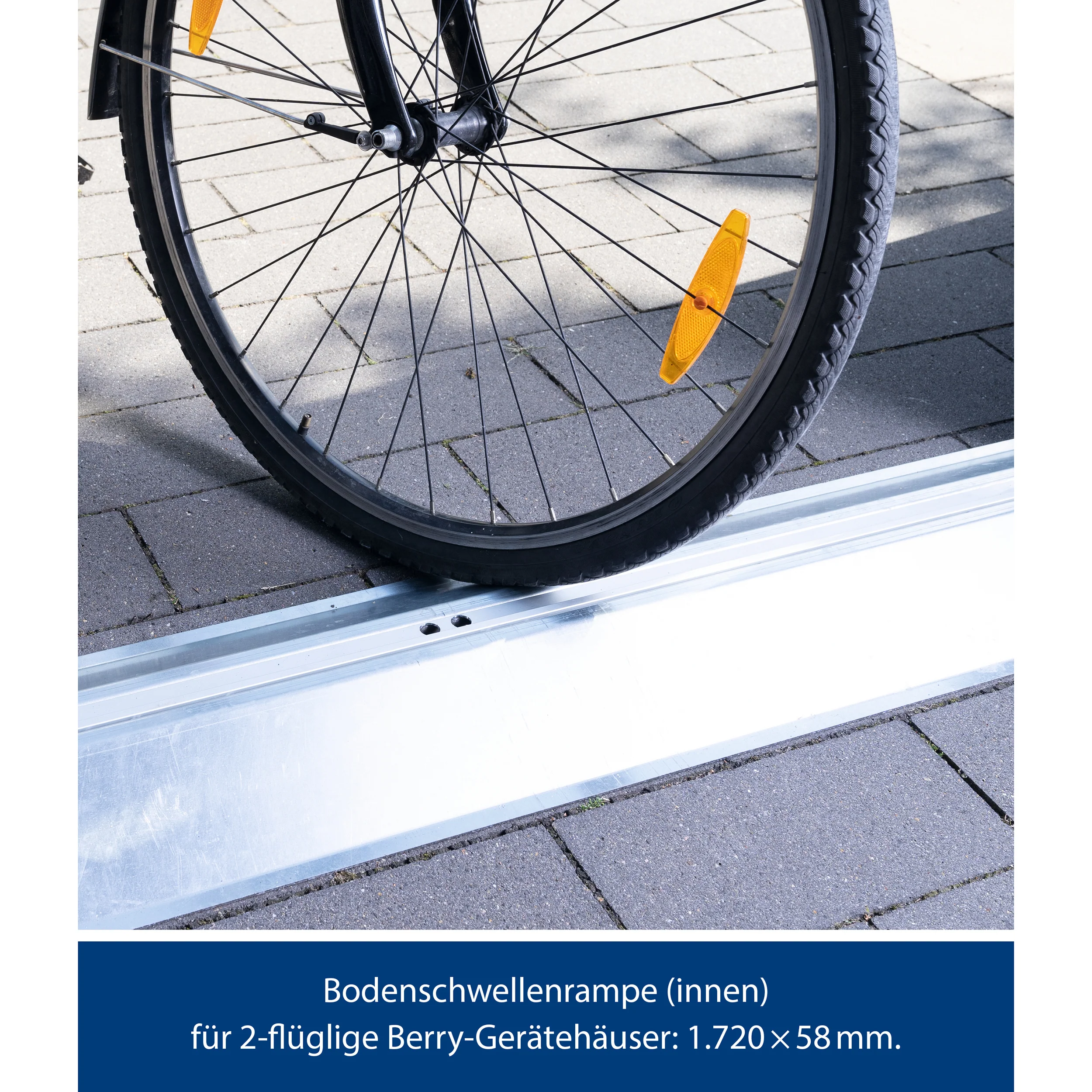Bodenrampe innen für 2-flg Tür Rampe au sol - Image 2