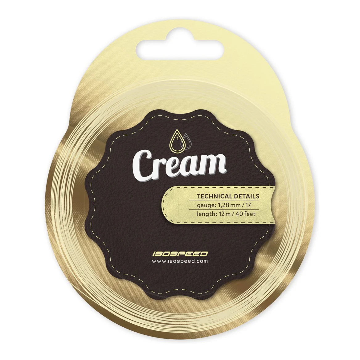 Cream Cordage En Garniture 12m-Crème