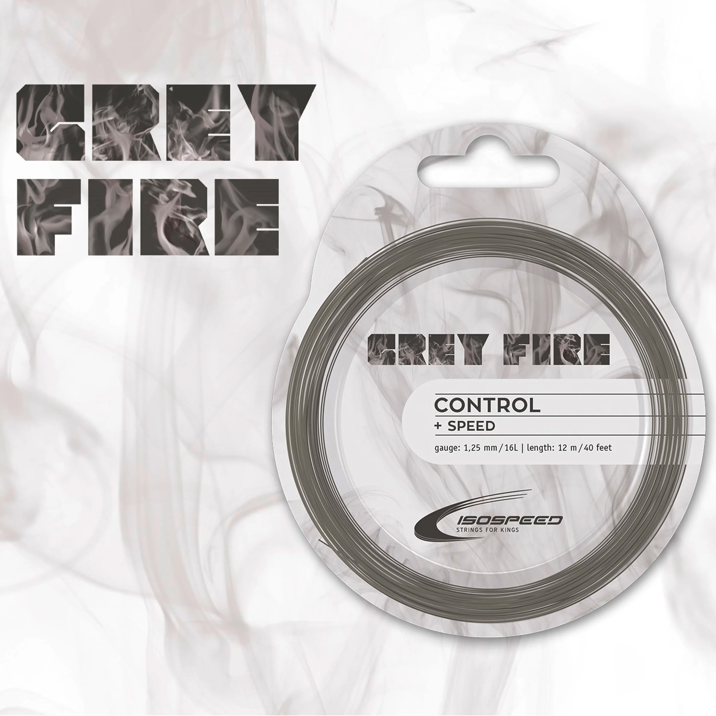 Grey Fire Cordage En Garniture 12m-Gris - Image 2