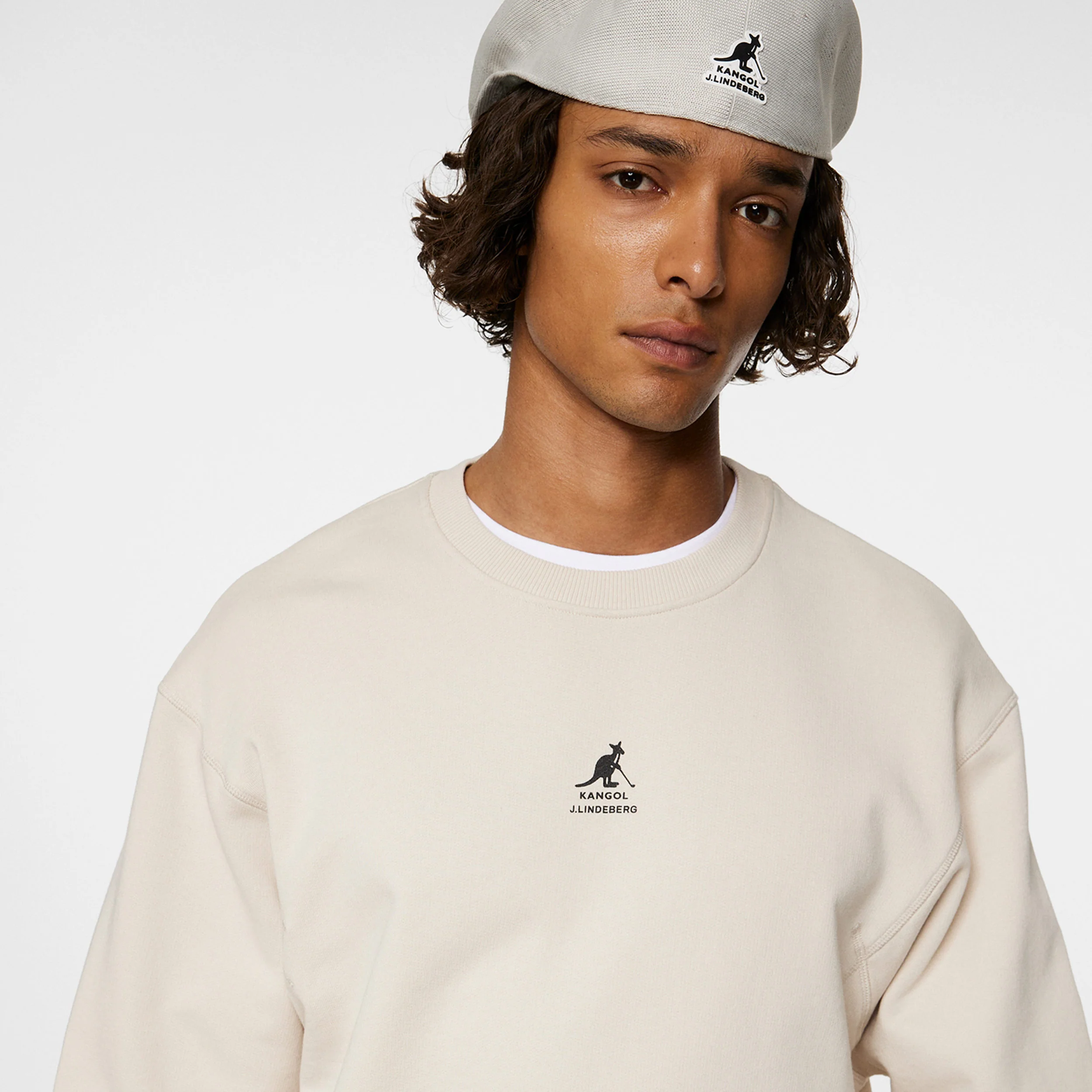 Kangol Roberto Sweat-shirt Hommes-Crème - Image 3