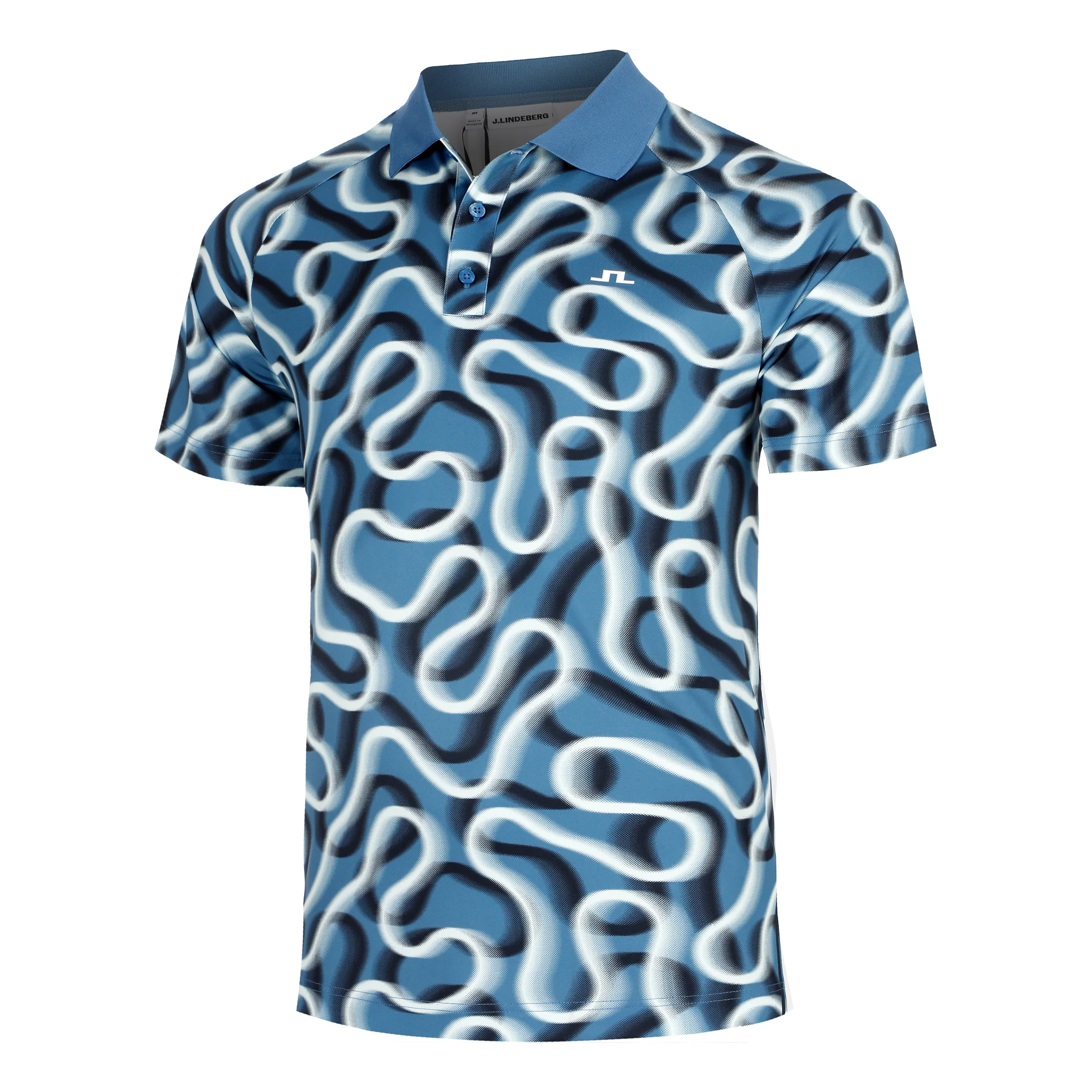 Paul Print Polo Hommes-bleu