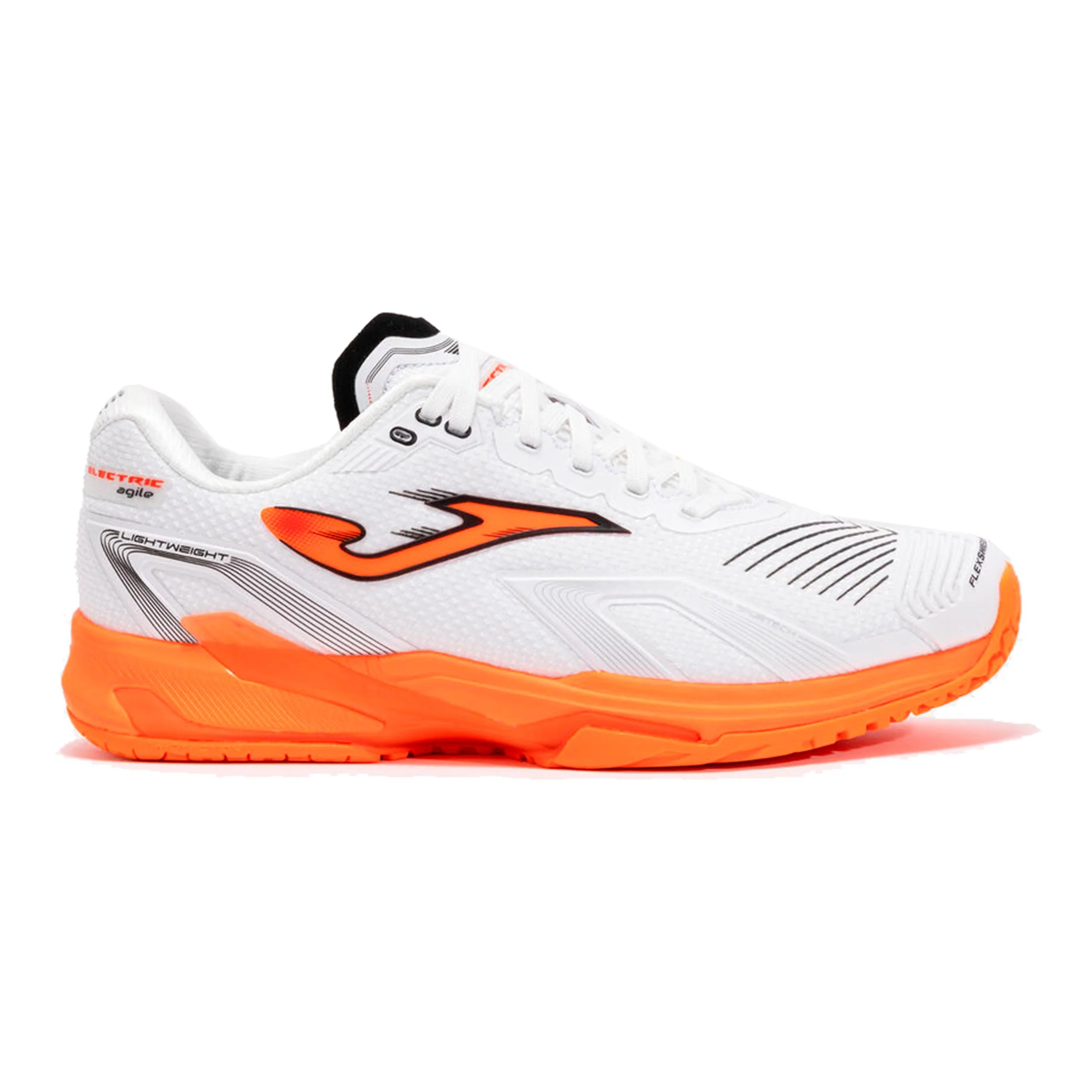 Electric Chaussure surface dures Hommes - blanc, orange