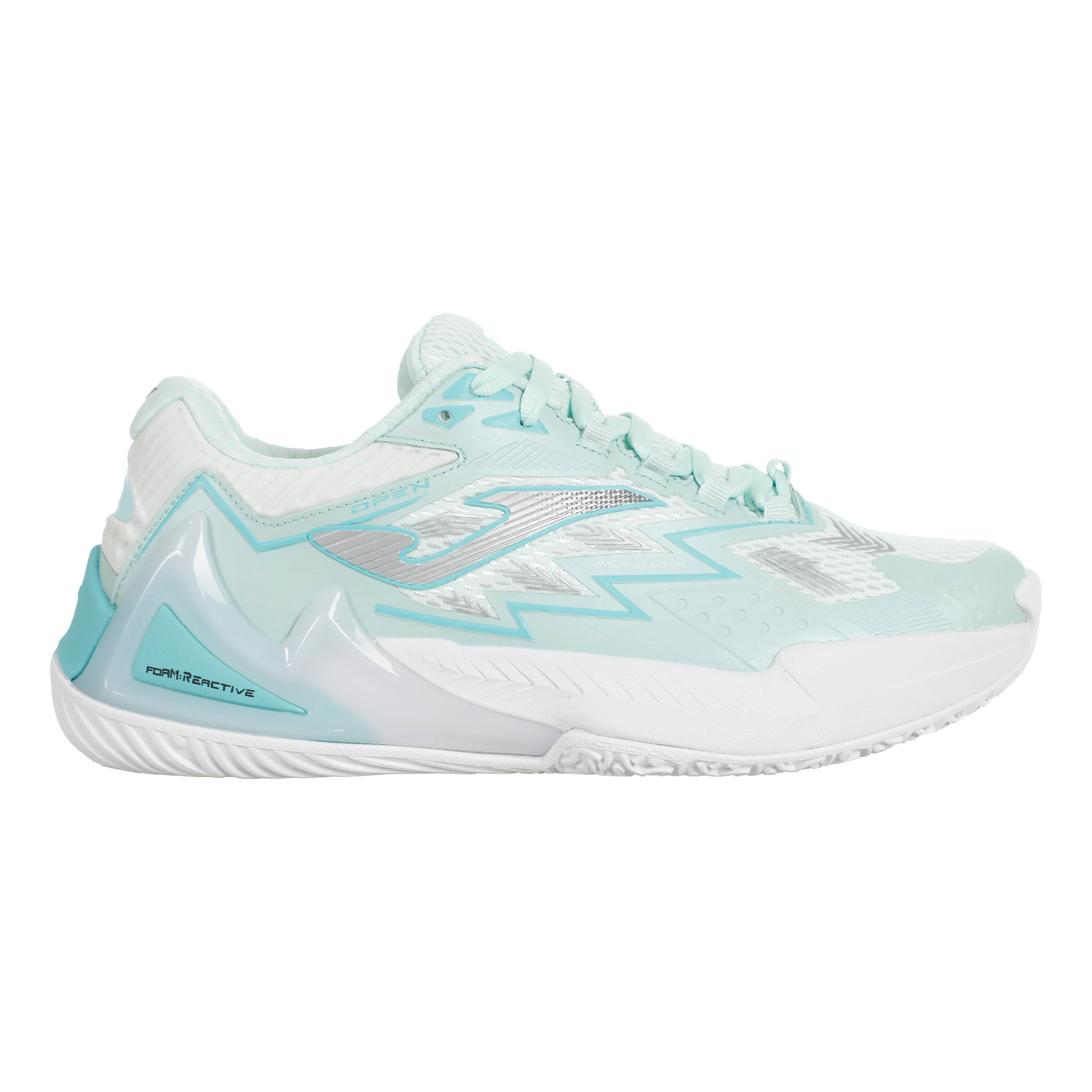 Open Chaussures Padel Femmes-Vert,Blanc