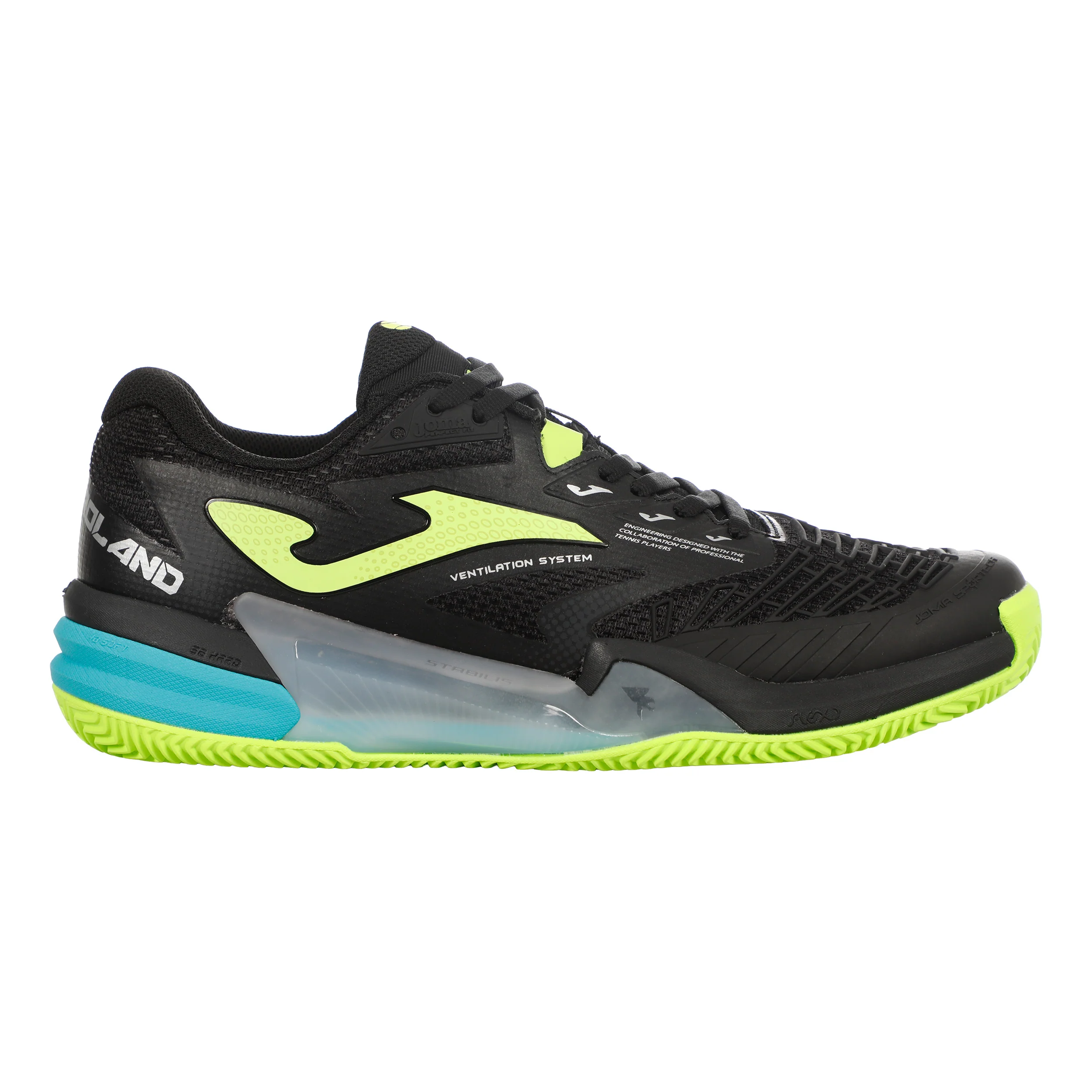 Roland Clay Chaussure terre battue - noir