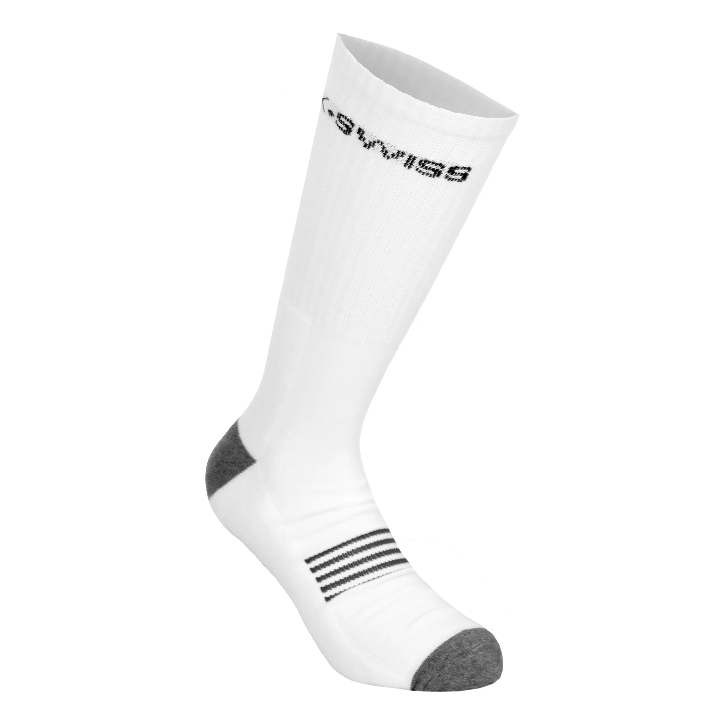 Chaussettes de tennis - Pack de 3 Unisex-blanc, noir - Image 3