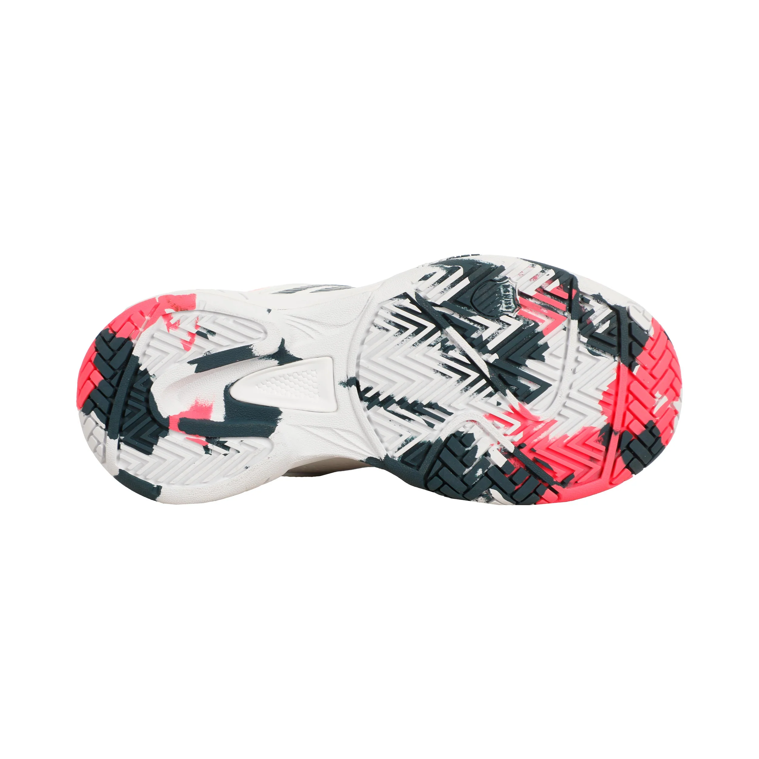 Court Express 2 Strap Chaussures Toutes Surfaces Enfants-Blanc,Bleu Petrol - Image 4
