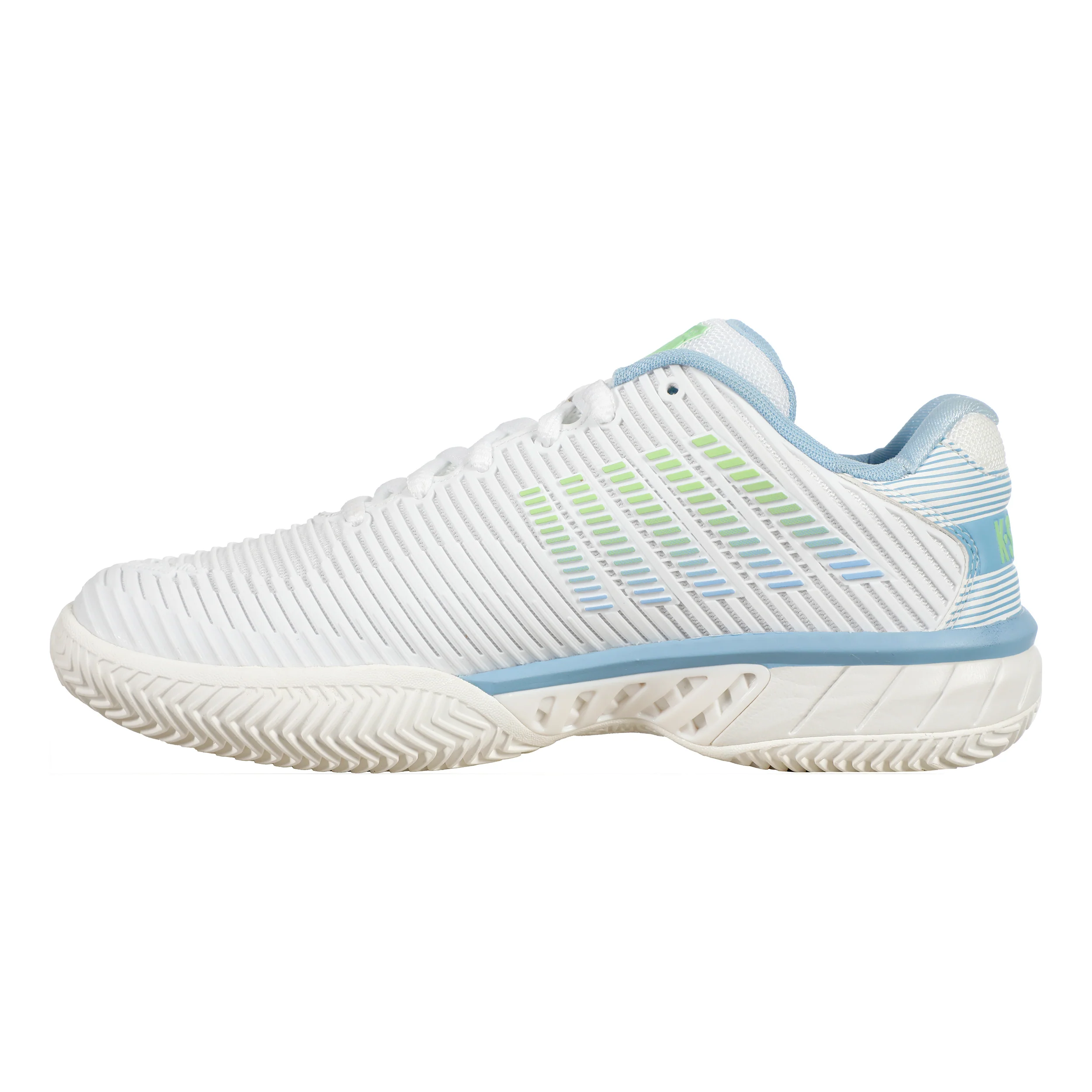 Hypercourt Express 2 Chaussure Terre Battue Femmes-Blanc,Bleu Clair - Image 2