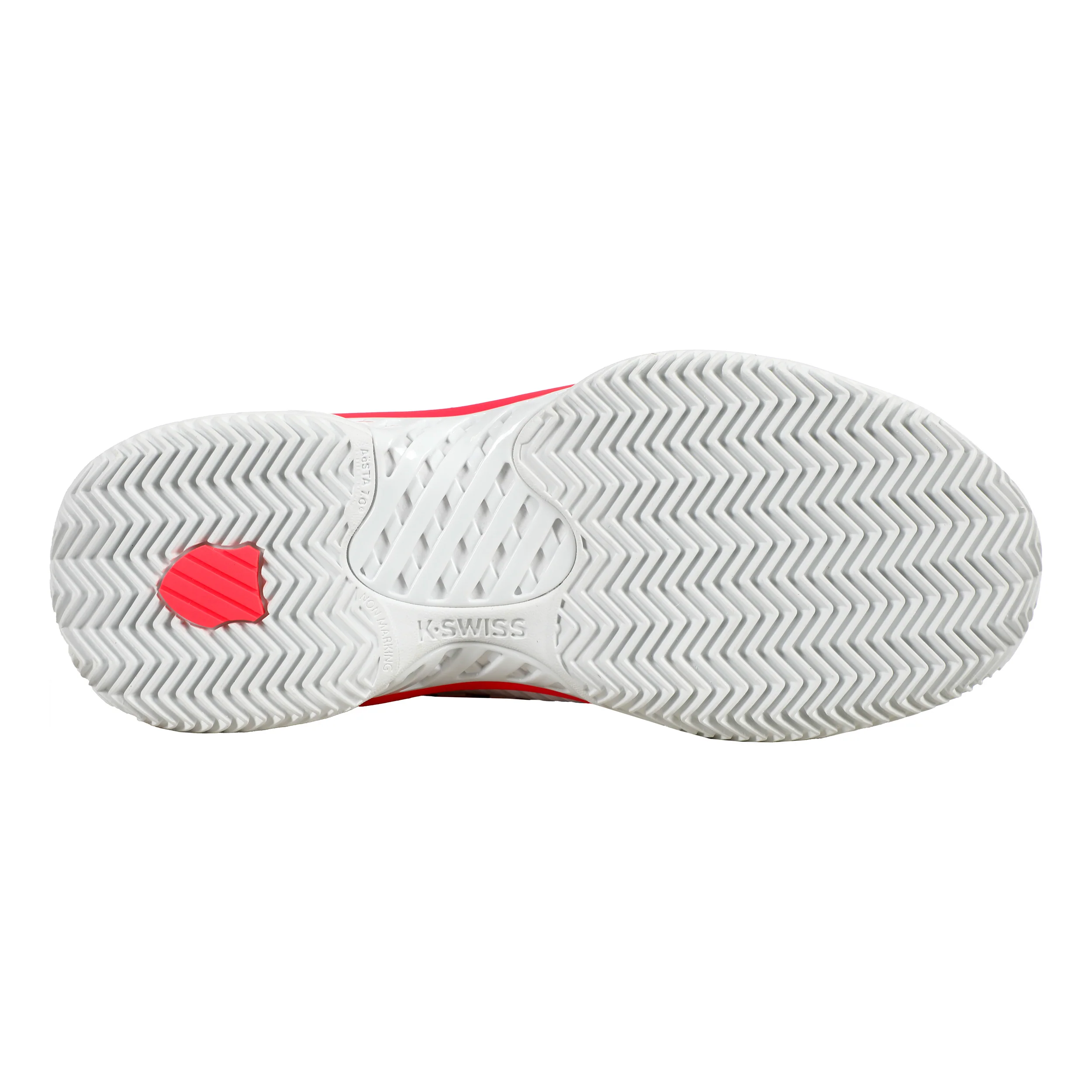 Hypercourt Express 2 Chaussure Terre Battue Femmes-Blanc,Corail - Image 4