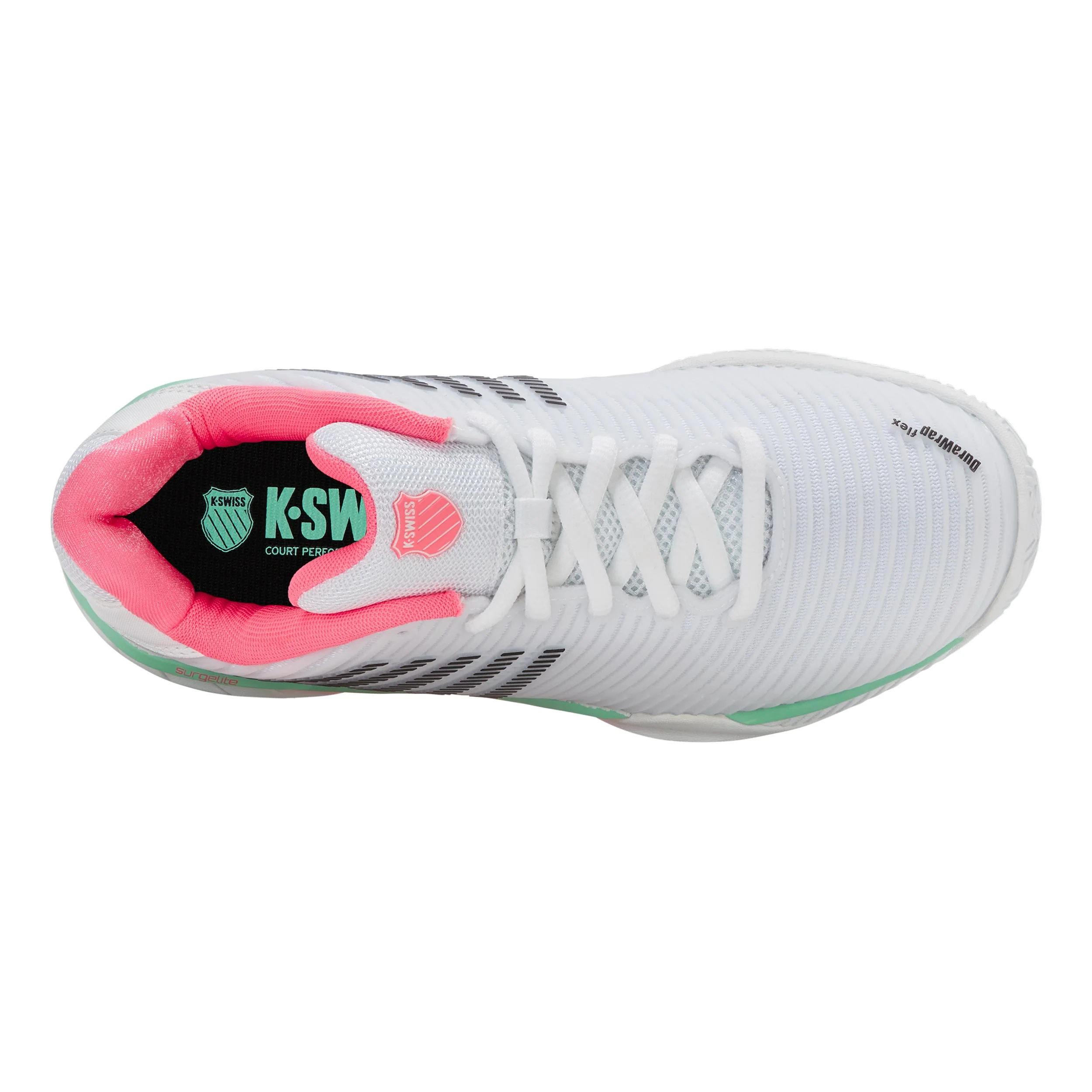 Hypercourt Express 2 Chaussure Terre Battue Femmes-Blanc,Multicouleur - Image 3