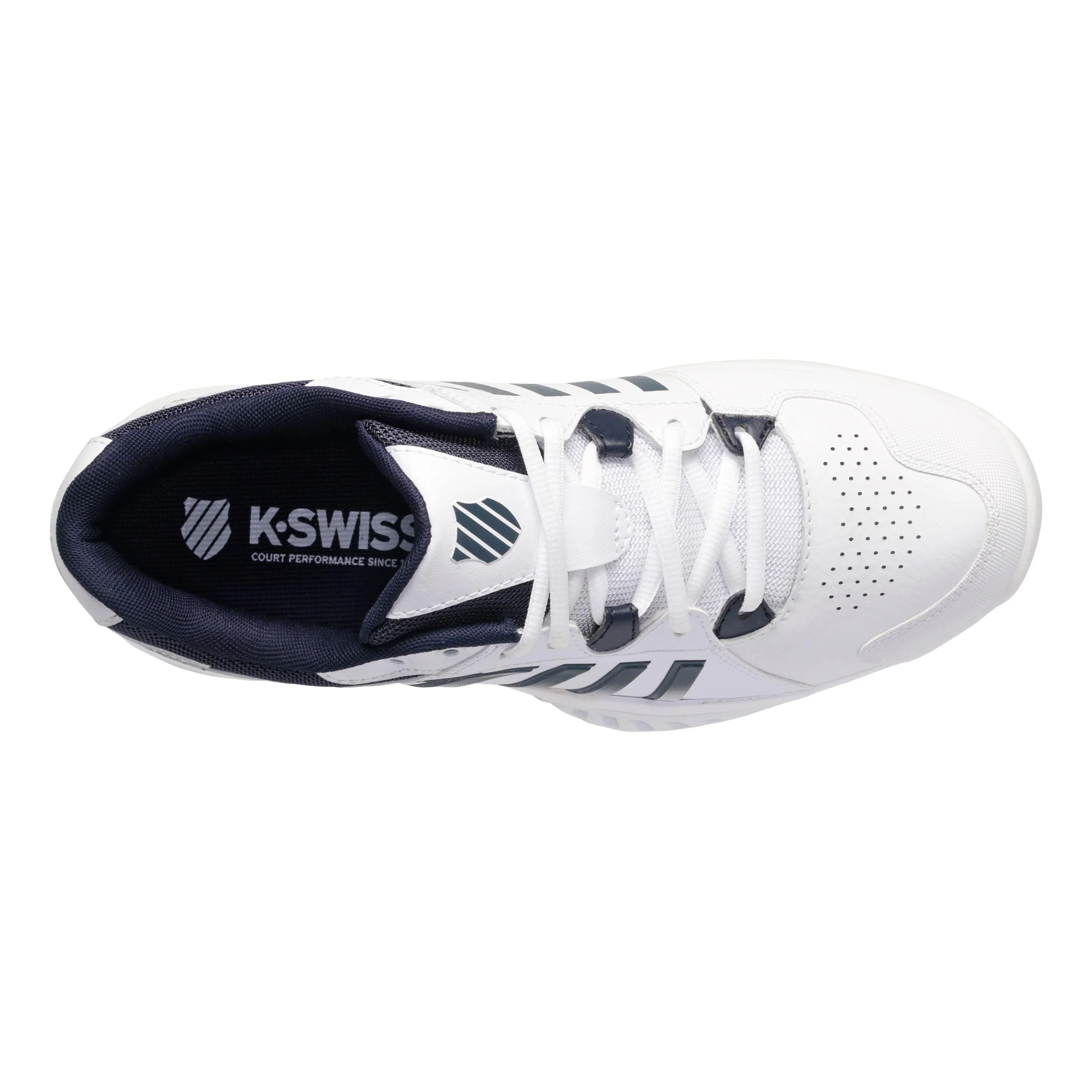 Receiver V Chaussures Toutes Surfaces Hommes-Blanc,Bleu Foncé - Image 4