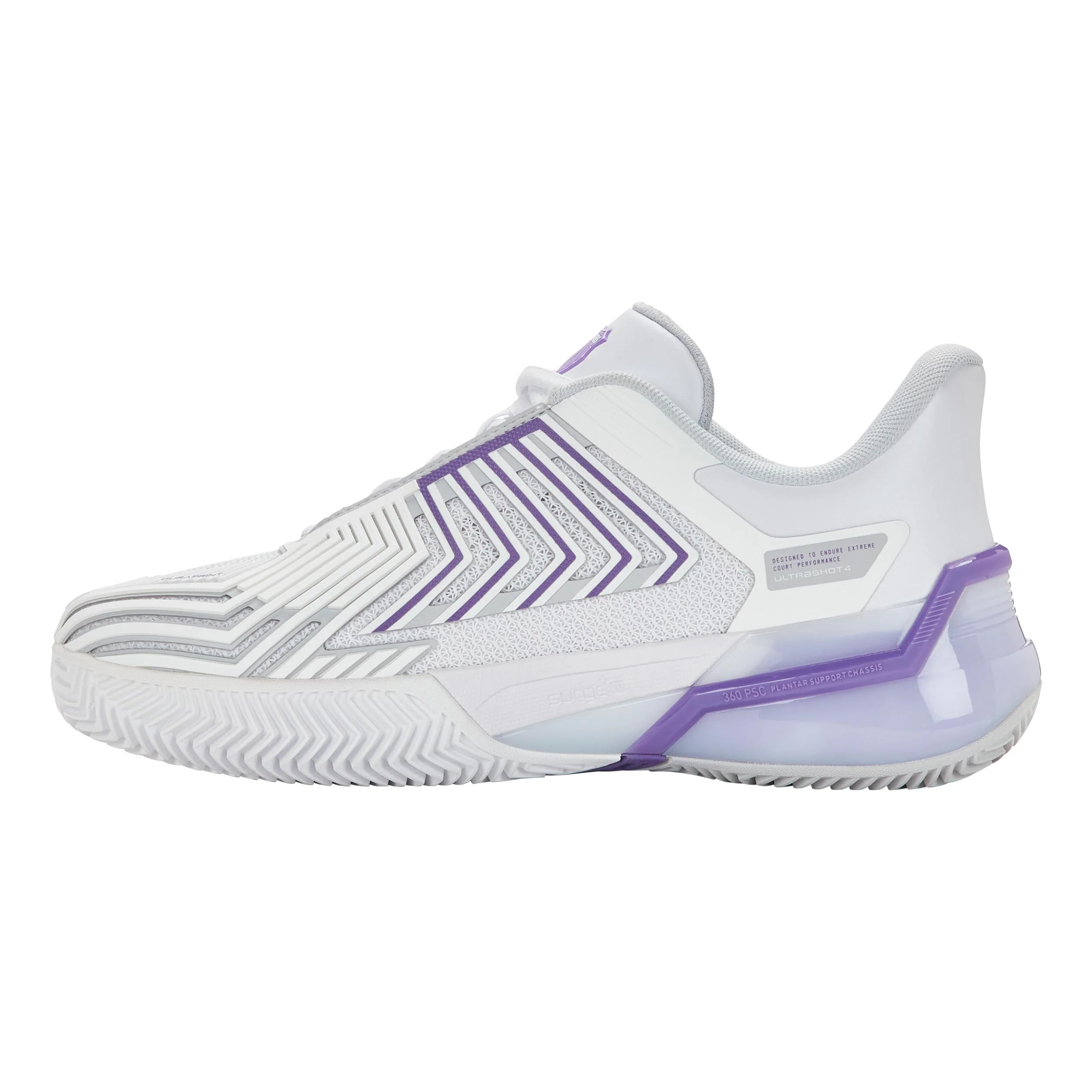 Ultrashot 4 Chaussure terre battue Femmes - blanc, lavande - Image 2
