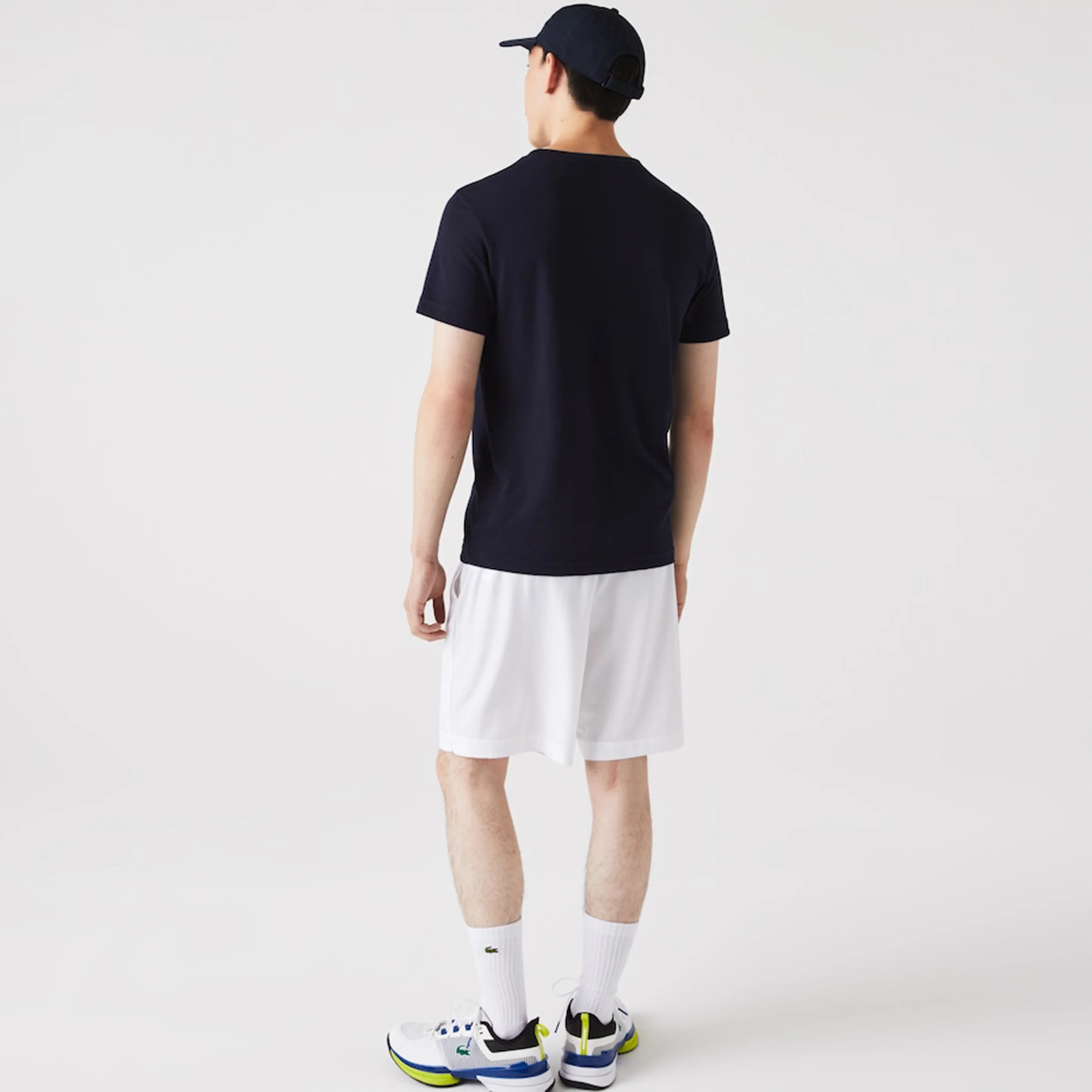 Core T-shirt Hommes - bleu foncé, blanc - Image 6