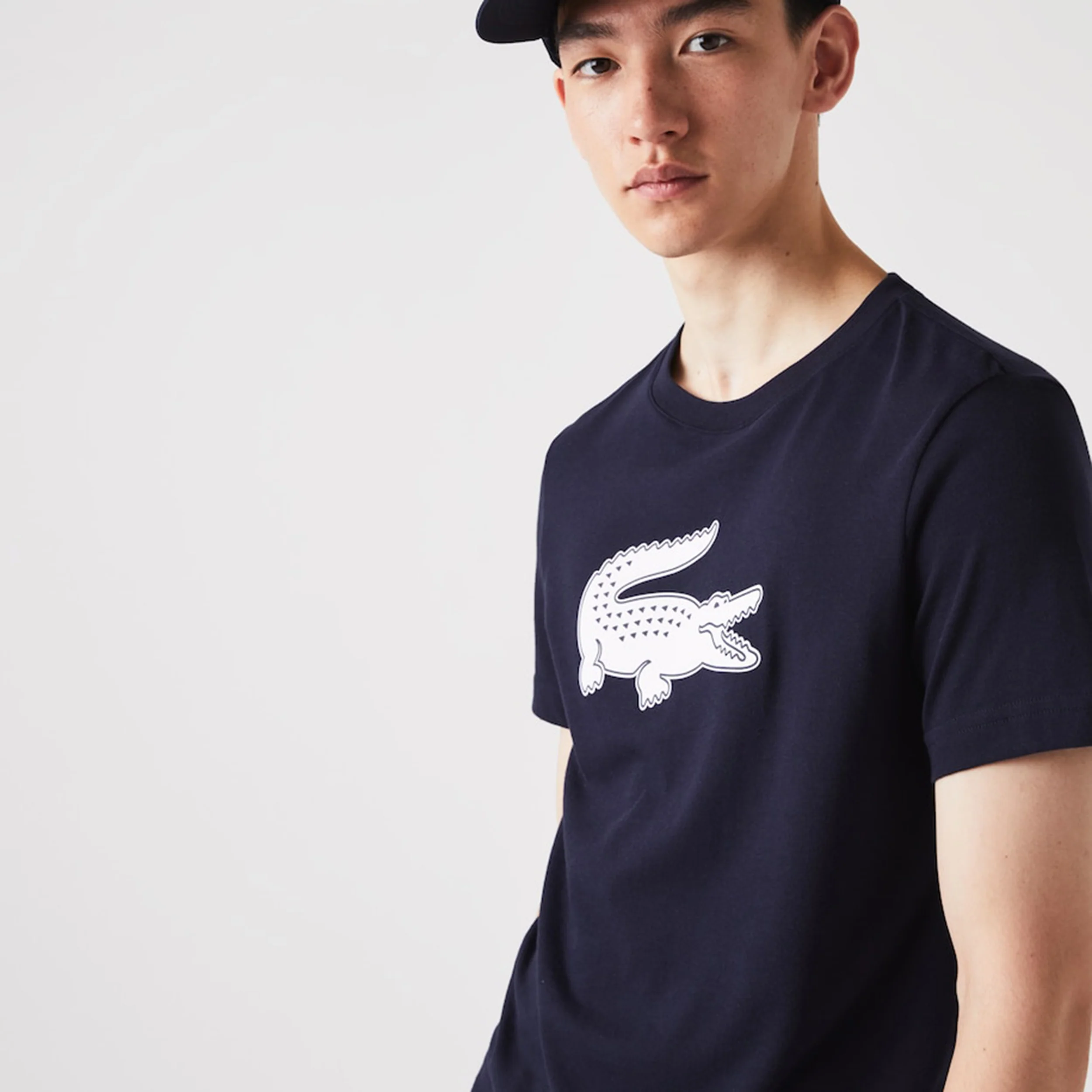 Core T-shirt Hommes - bleu foncé, blanc - Image 8