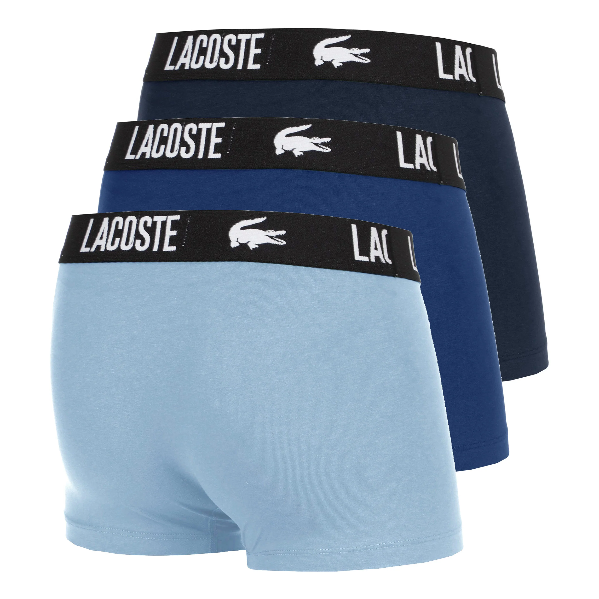 Cotton Stretch Caleçon Pack de 3 Hommes - bleu foncé - Image 2