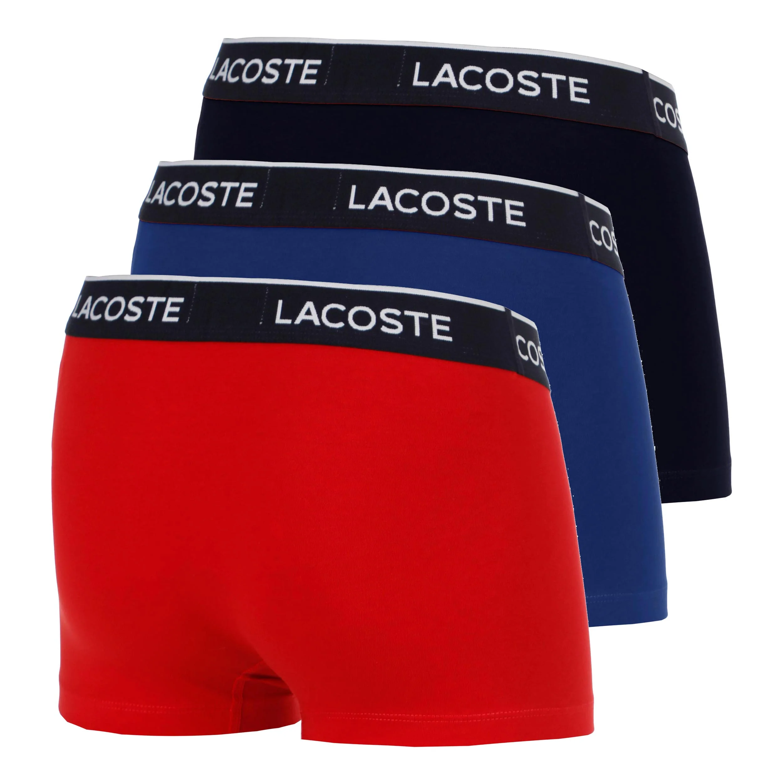 Courts Caleçon Pack de 3 Hommes - bleu, rouge - Image 2