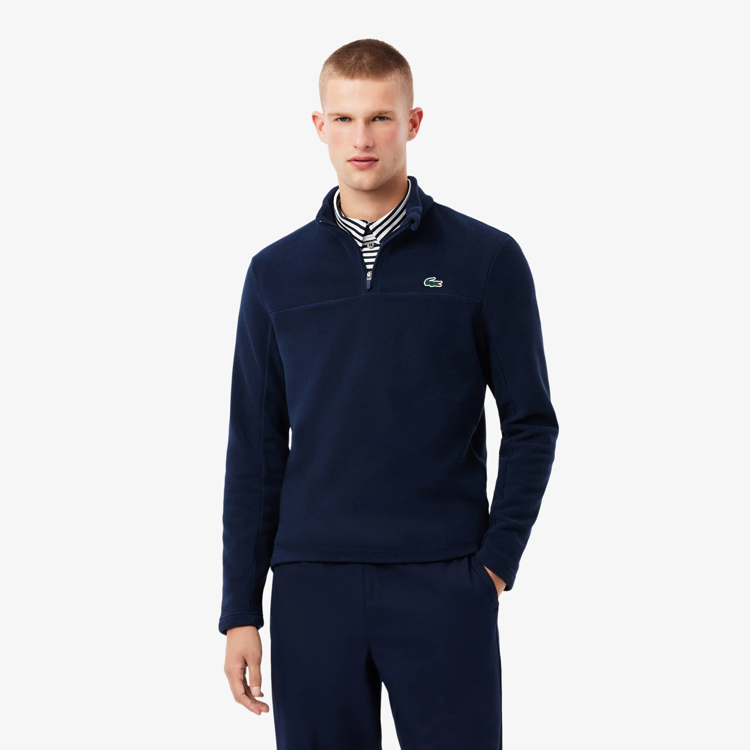 Polar Quarter Zip Veste de survêtement Hommes-bleu foncé