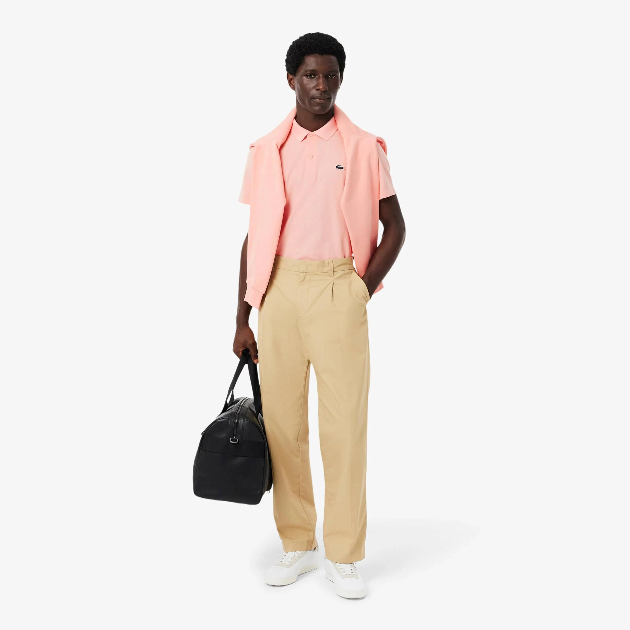 Polo Hommes - abricot - Image 4