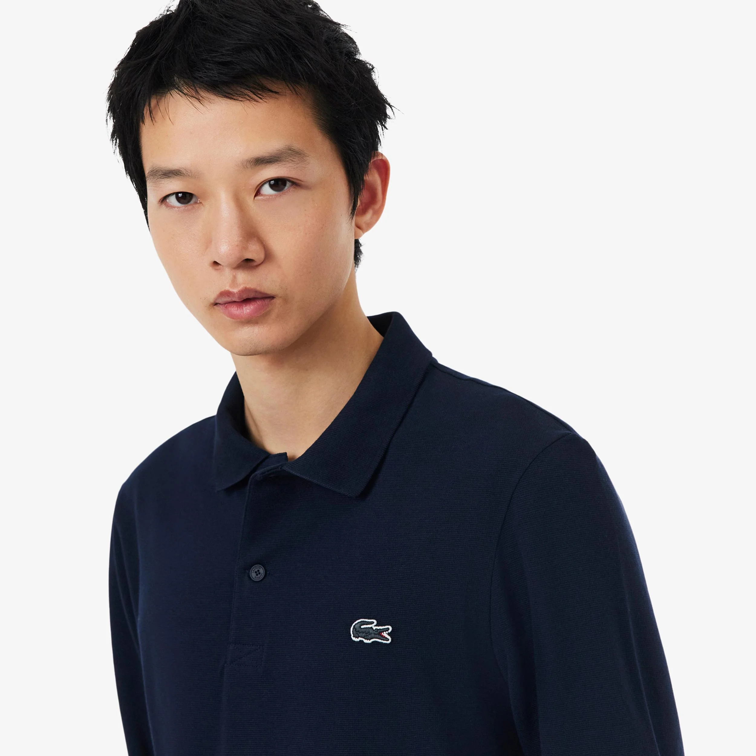 Polo Hommes - bleu foncé - Image 3