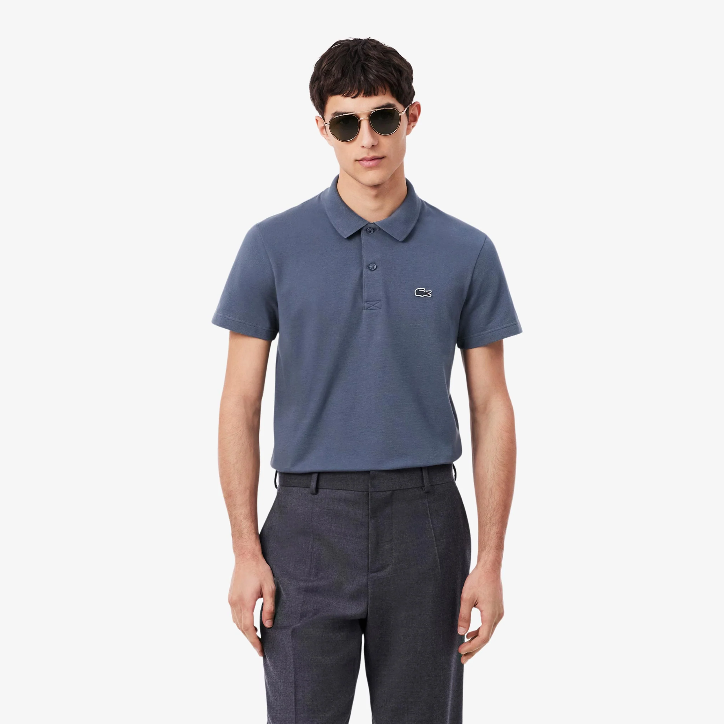 Polo Hommes - bleu petrol