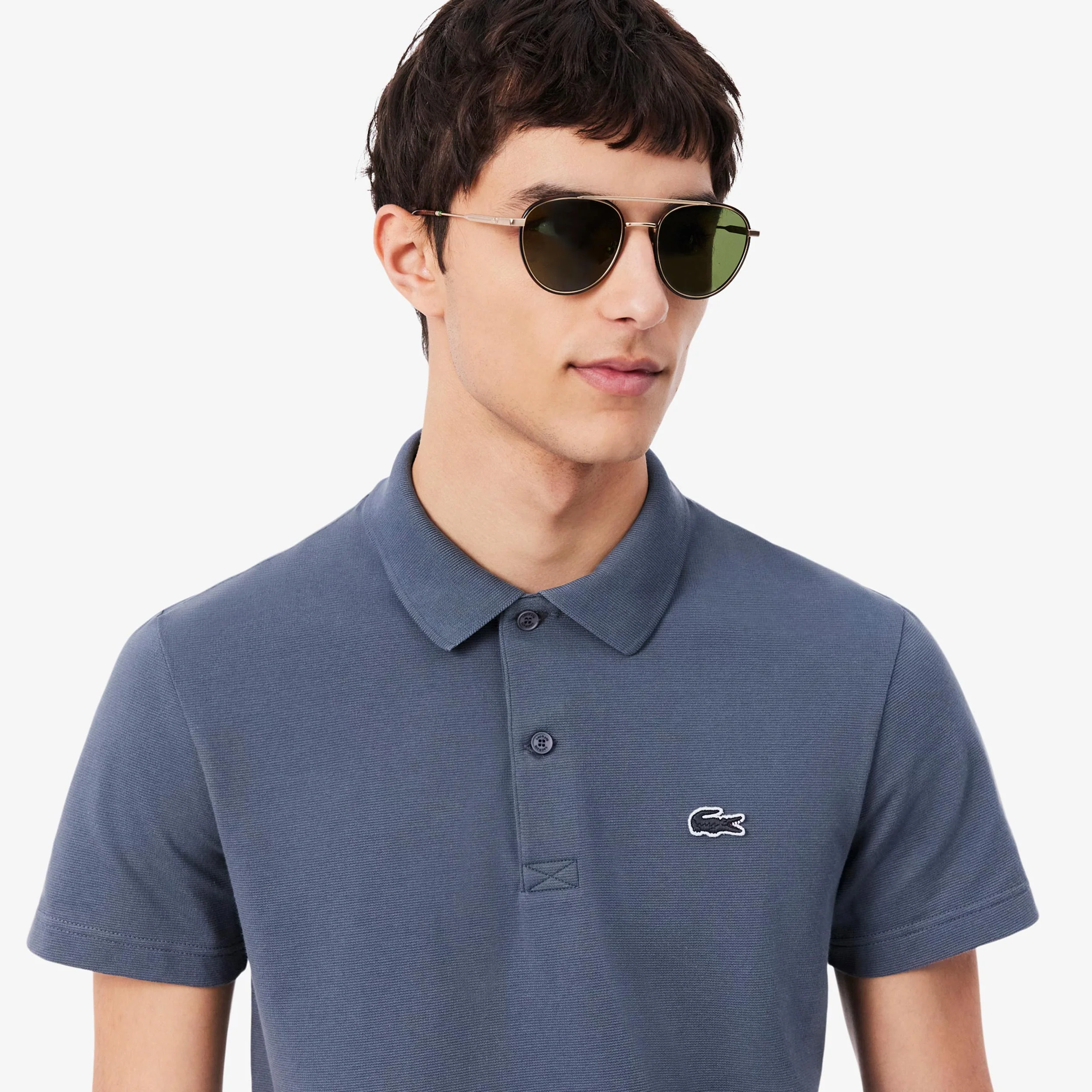 Polo Hommes - bleu petrol - Image 3