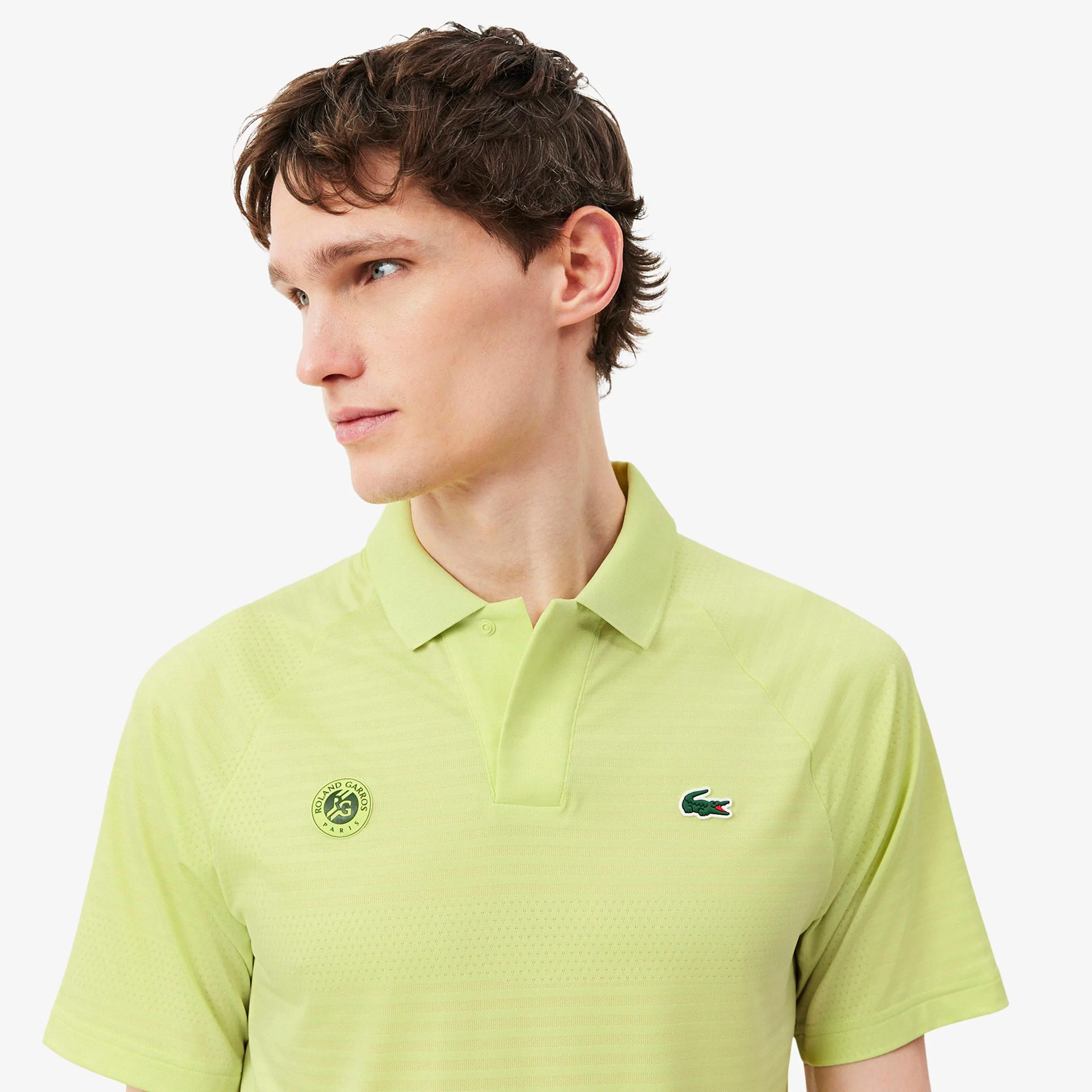 Polo Hommes - jaune lemon - Image 3