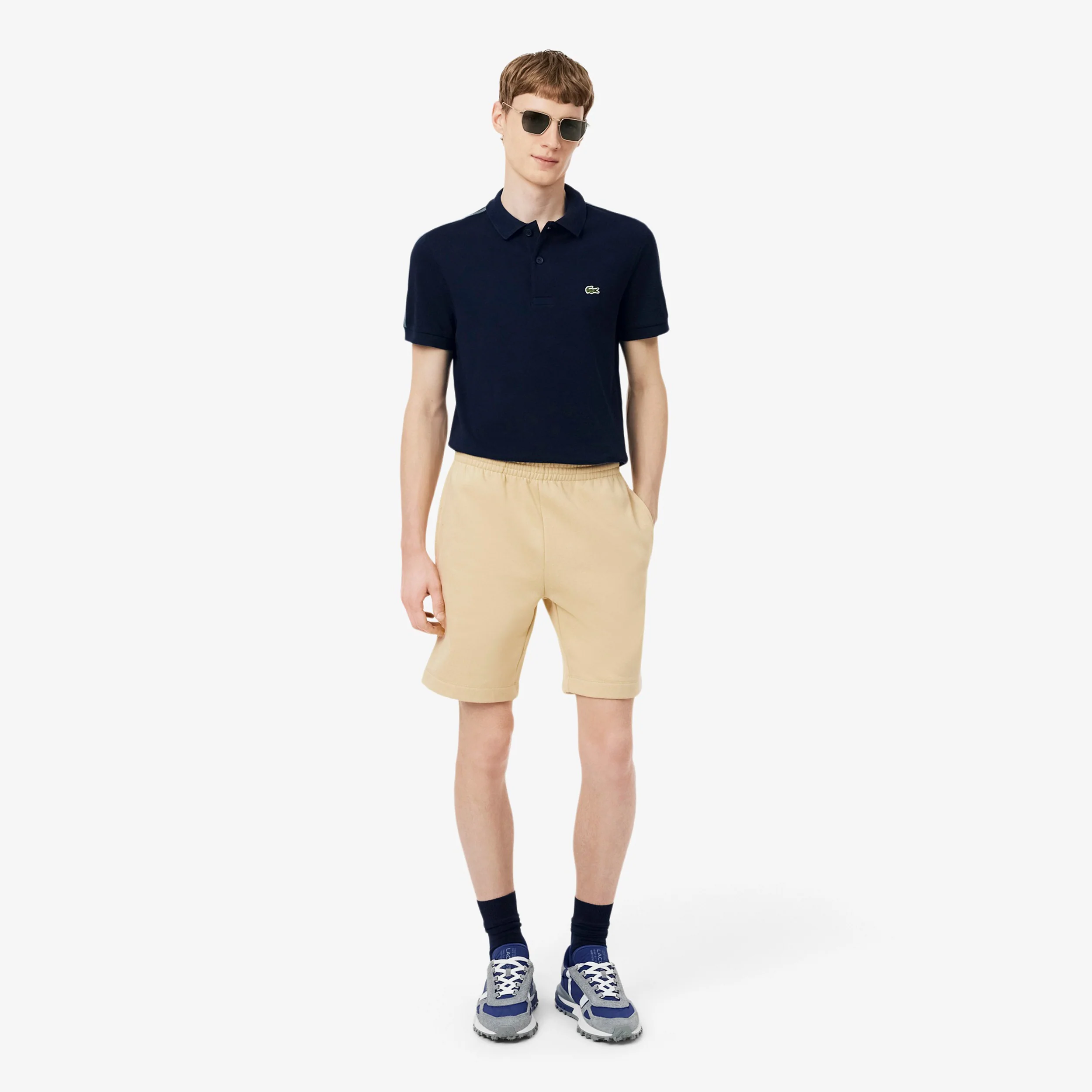 Shorts Hommes - beige, vert - Image 2