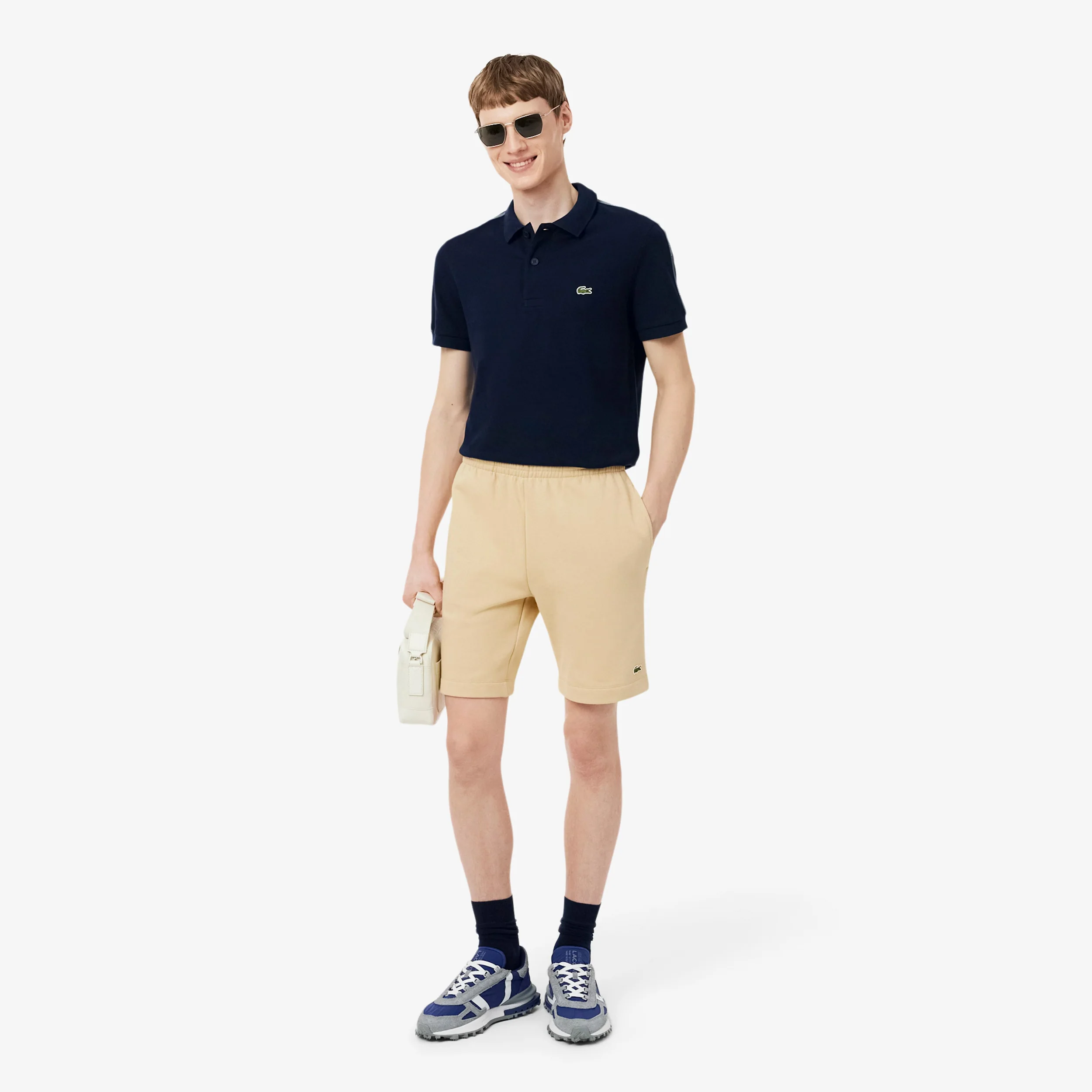 Shorts Hommes - beige, vert - Image 4