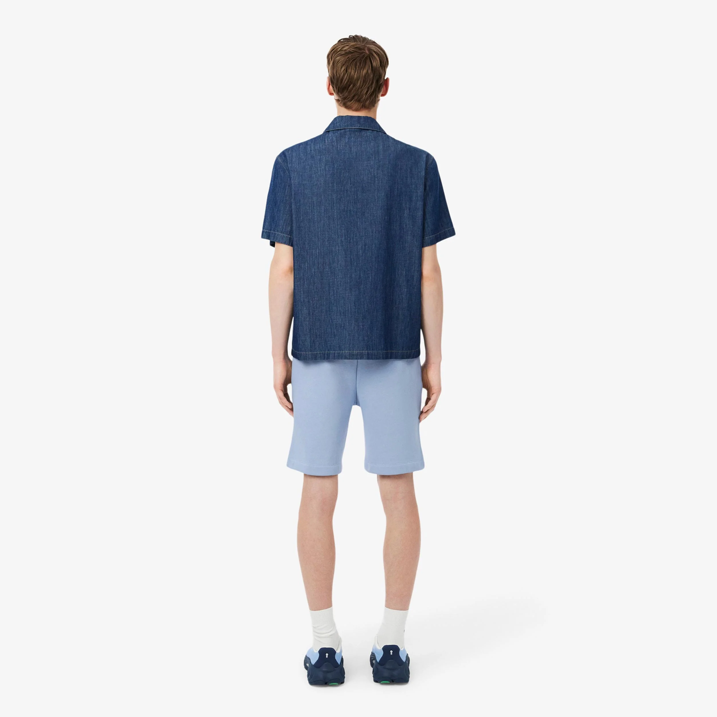 Shorts Hommes - bleu clair, vert - Image 3