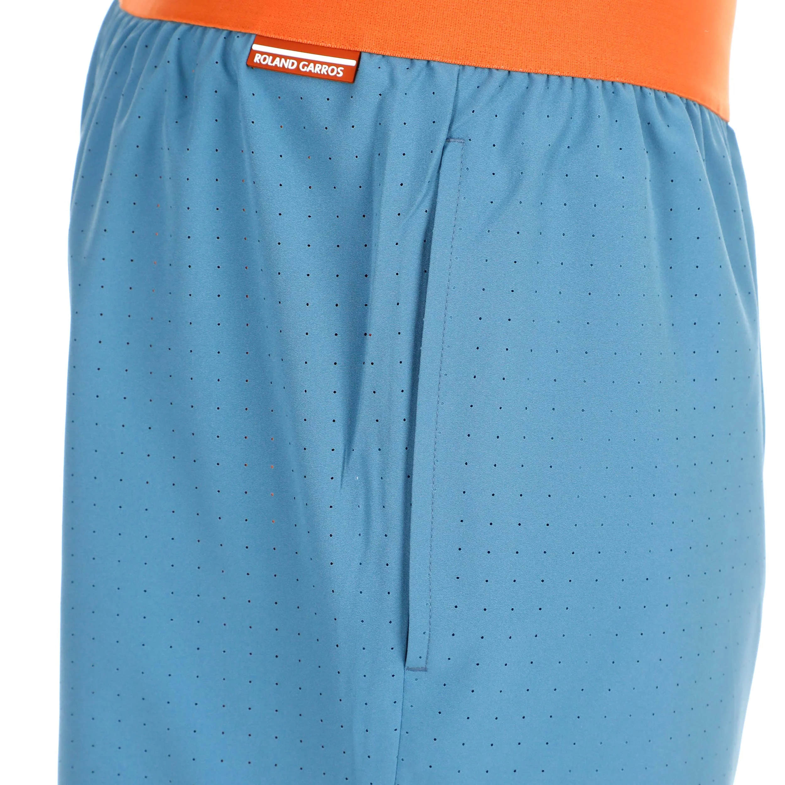 Shorts Hommes - bleu gris, orange - Image 5