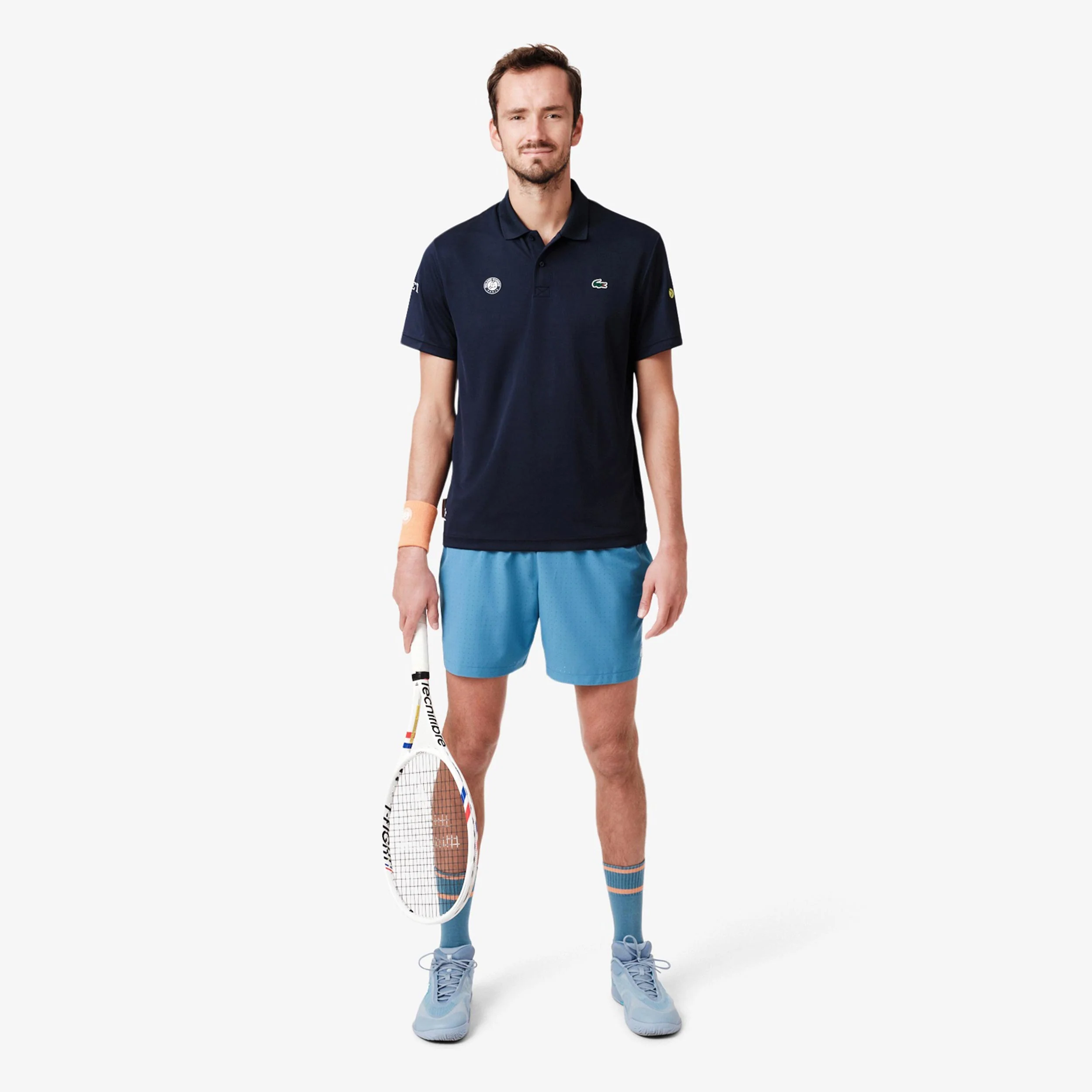 Shorts Hommes - bleu gris, orange - Image 6