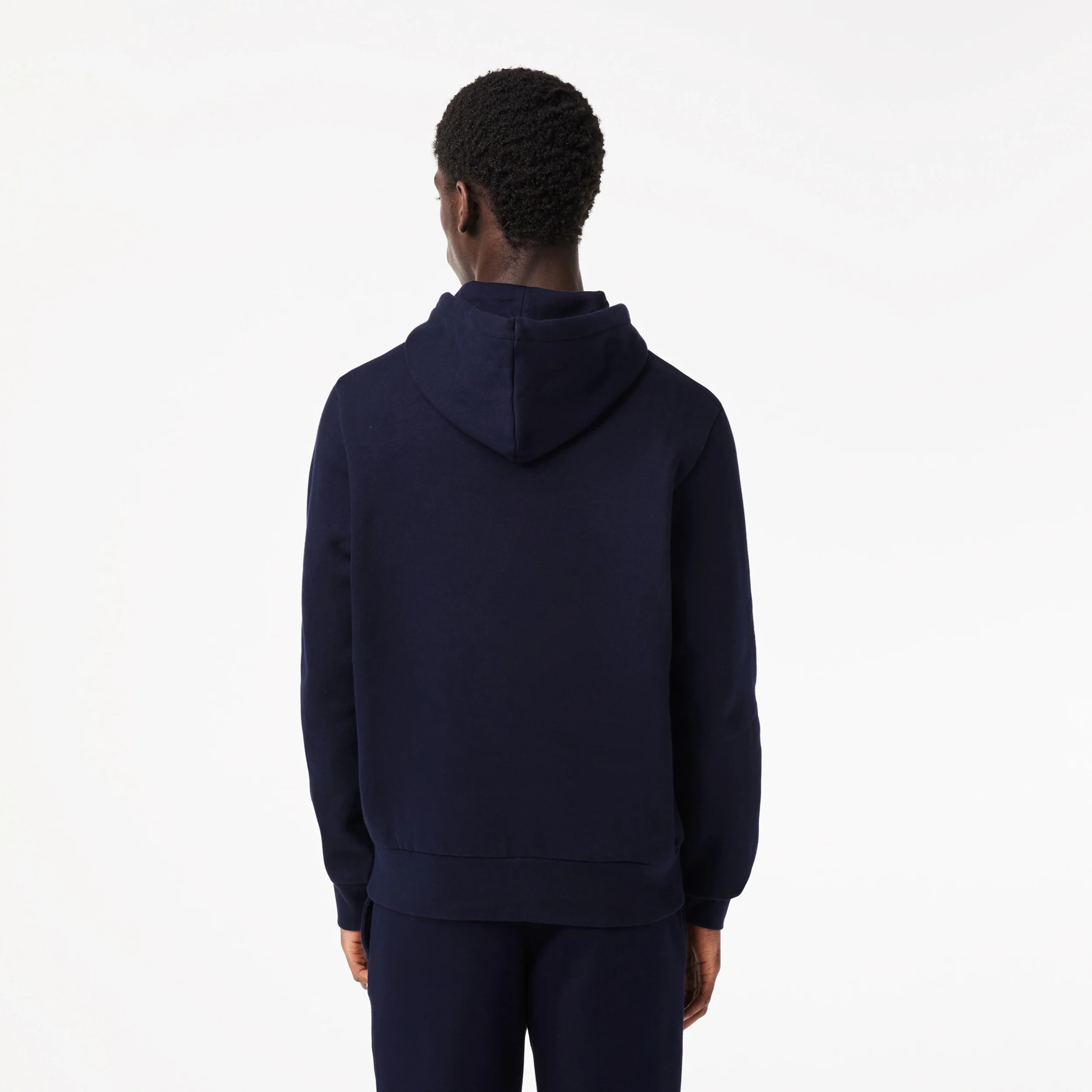 Sweat à capuche Hommes - bleu foncé - Image 6