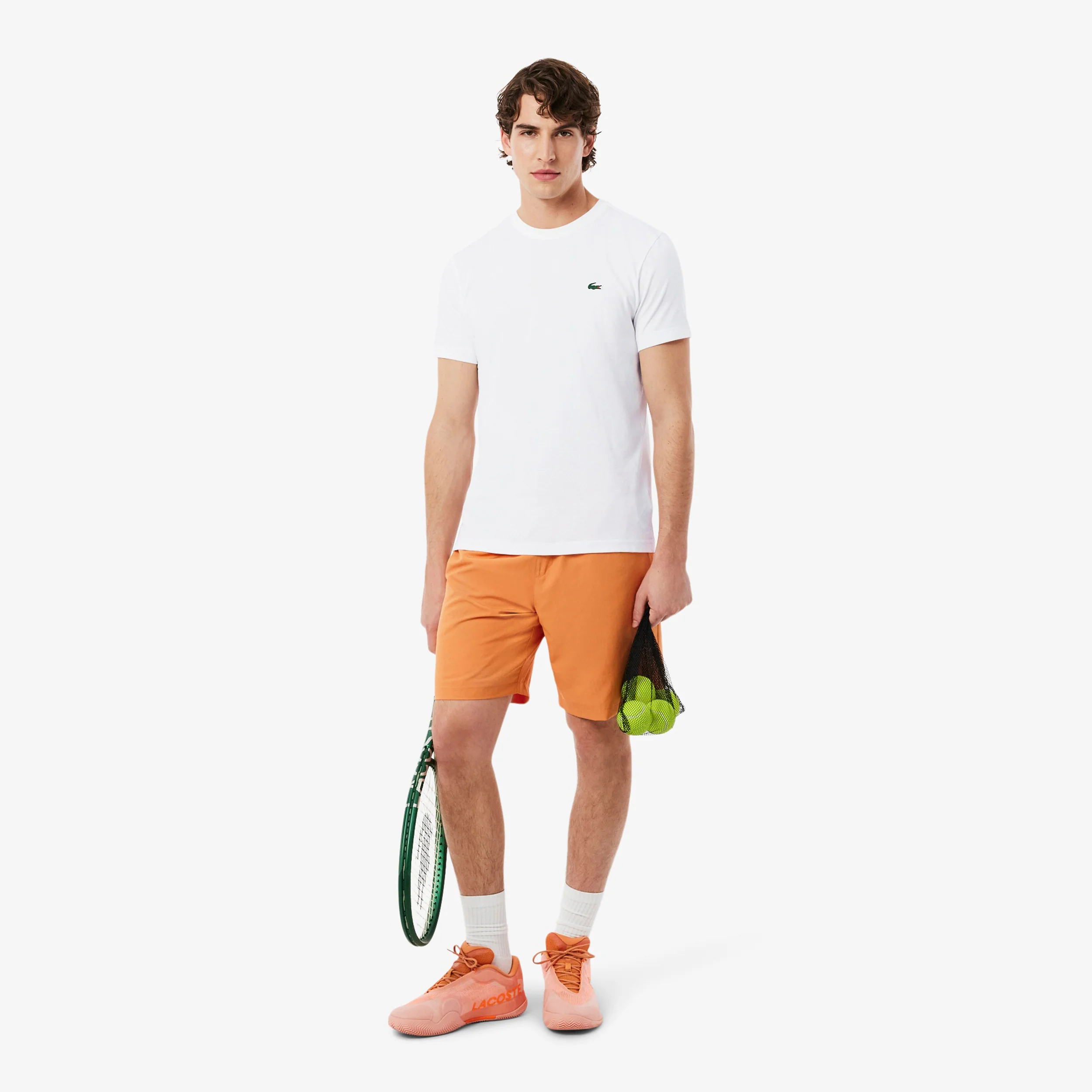 T-shirt Hommes - blanc, orange - Image 4