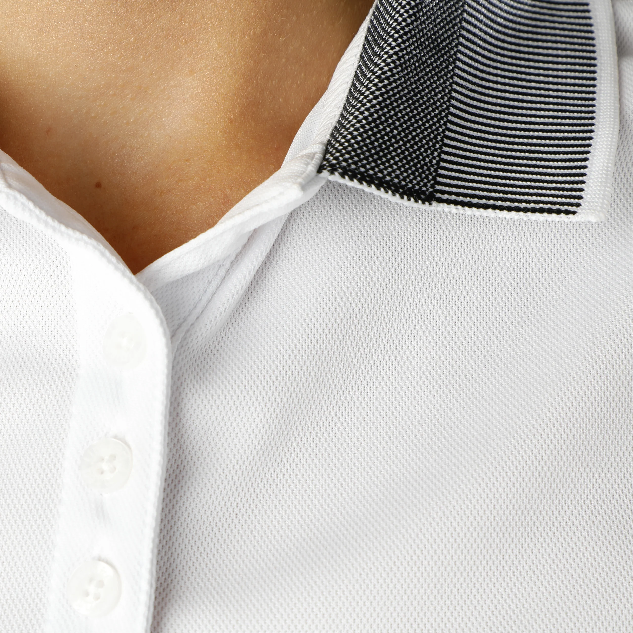 American Alva Polo Femmes - blanc, gris - Image 5