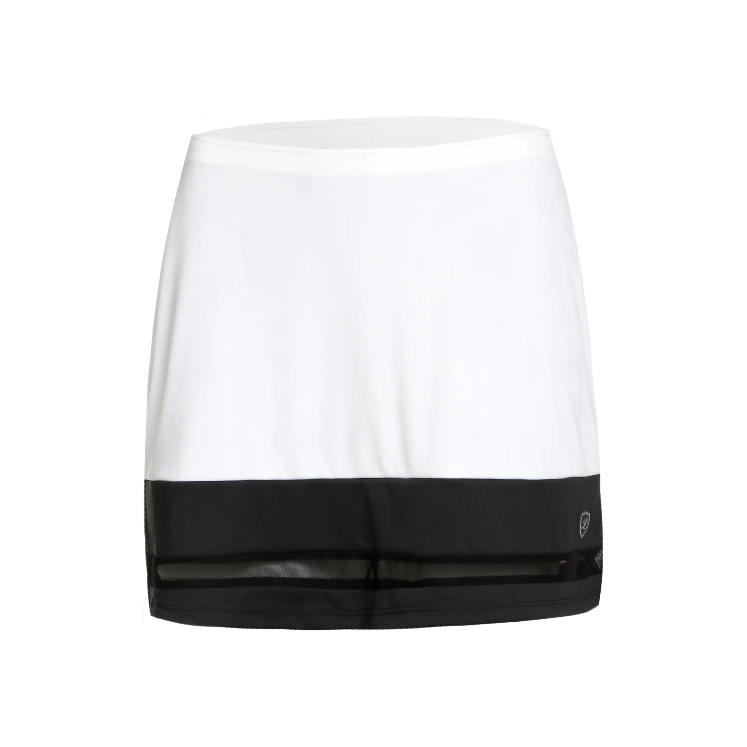 Blawhi Jupe Femmes - blanc, noir