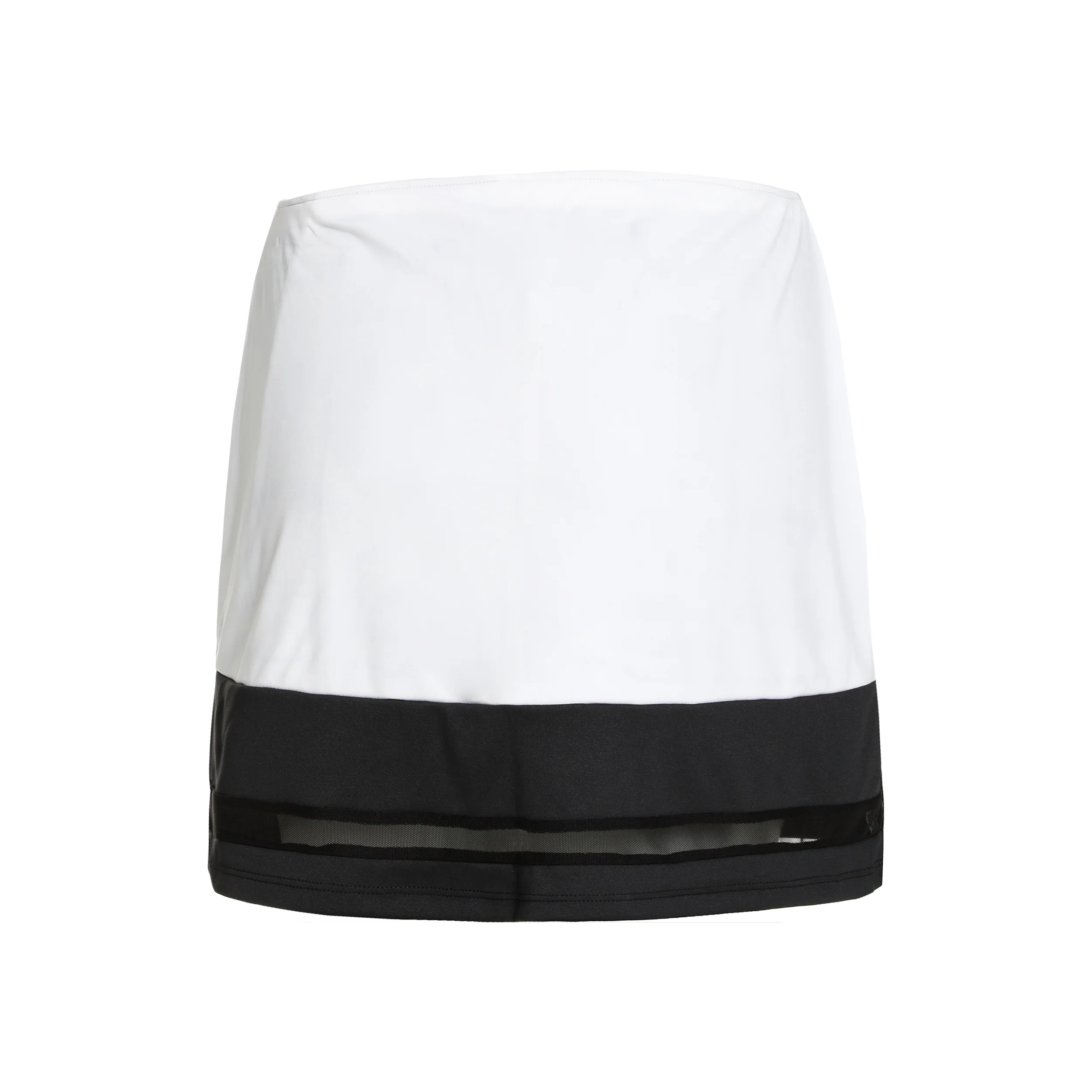 Blawhi Jupe Femmes - blanc, noir - Image 2