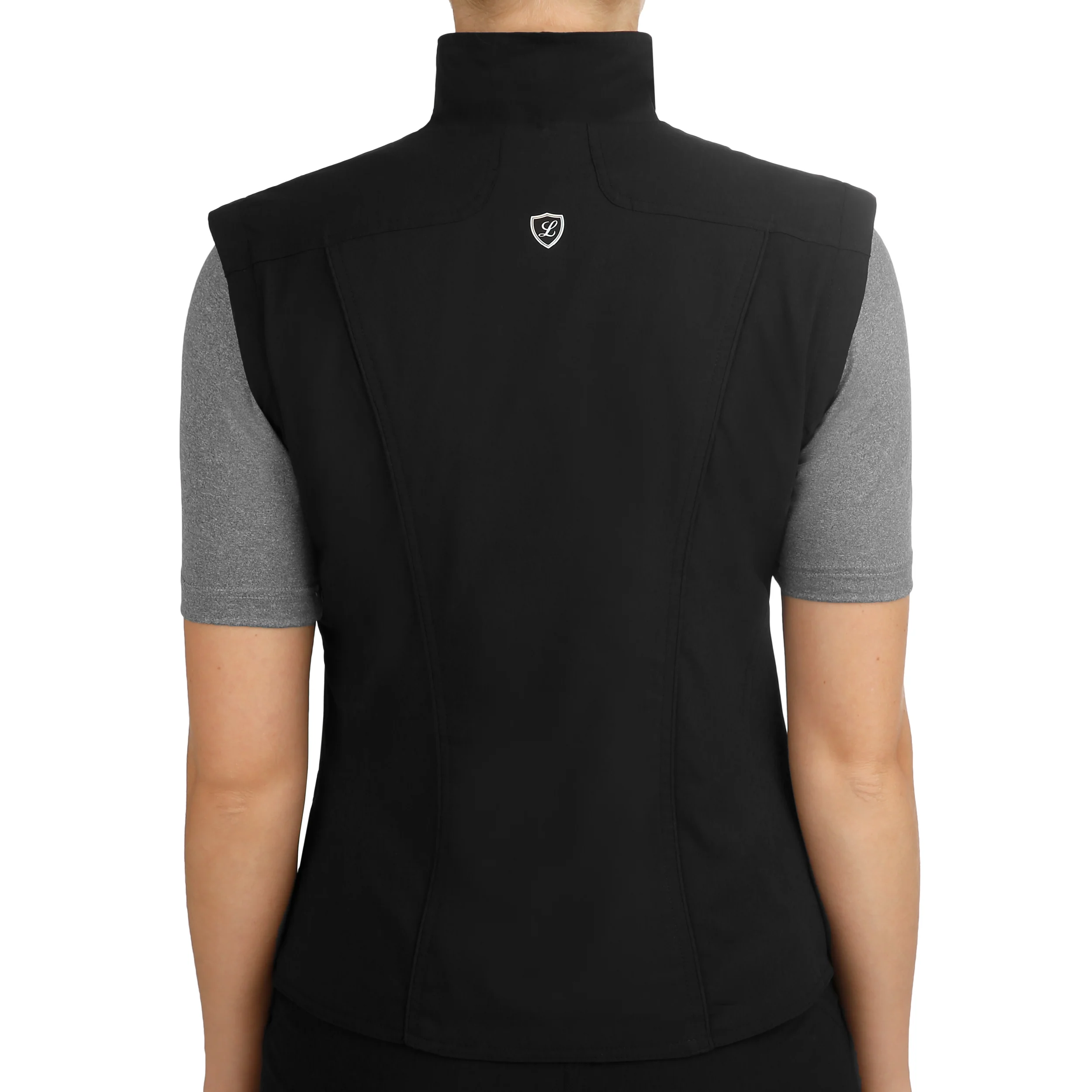 Classic Gilet Femmes - noir, blanc - Image 3