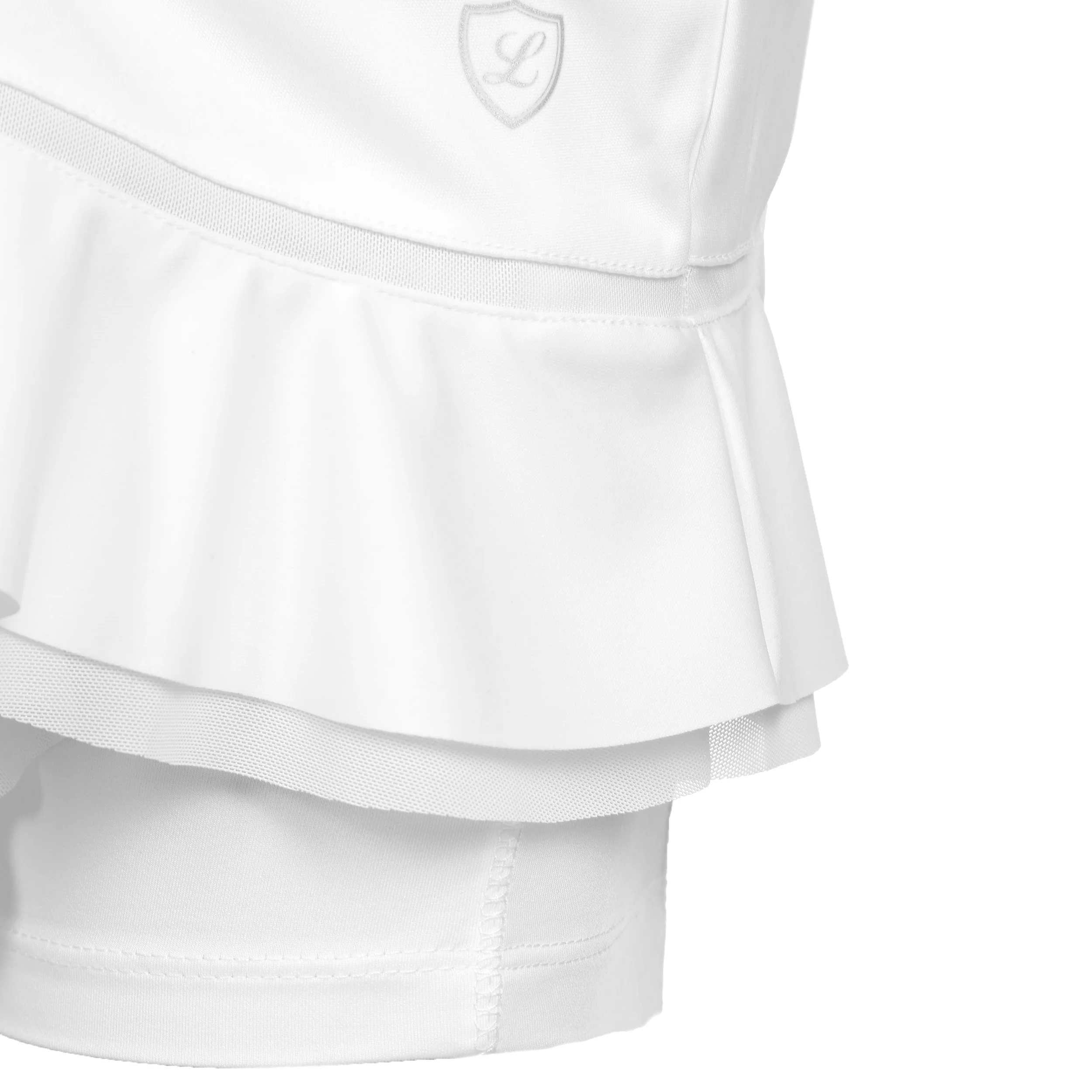 Flounce Jupe Femmes - blanc - Image 3