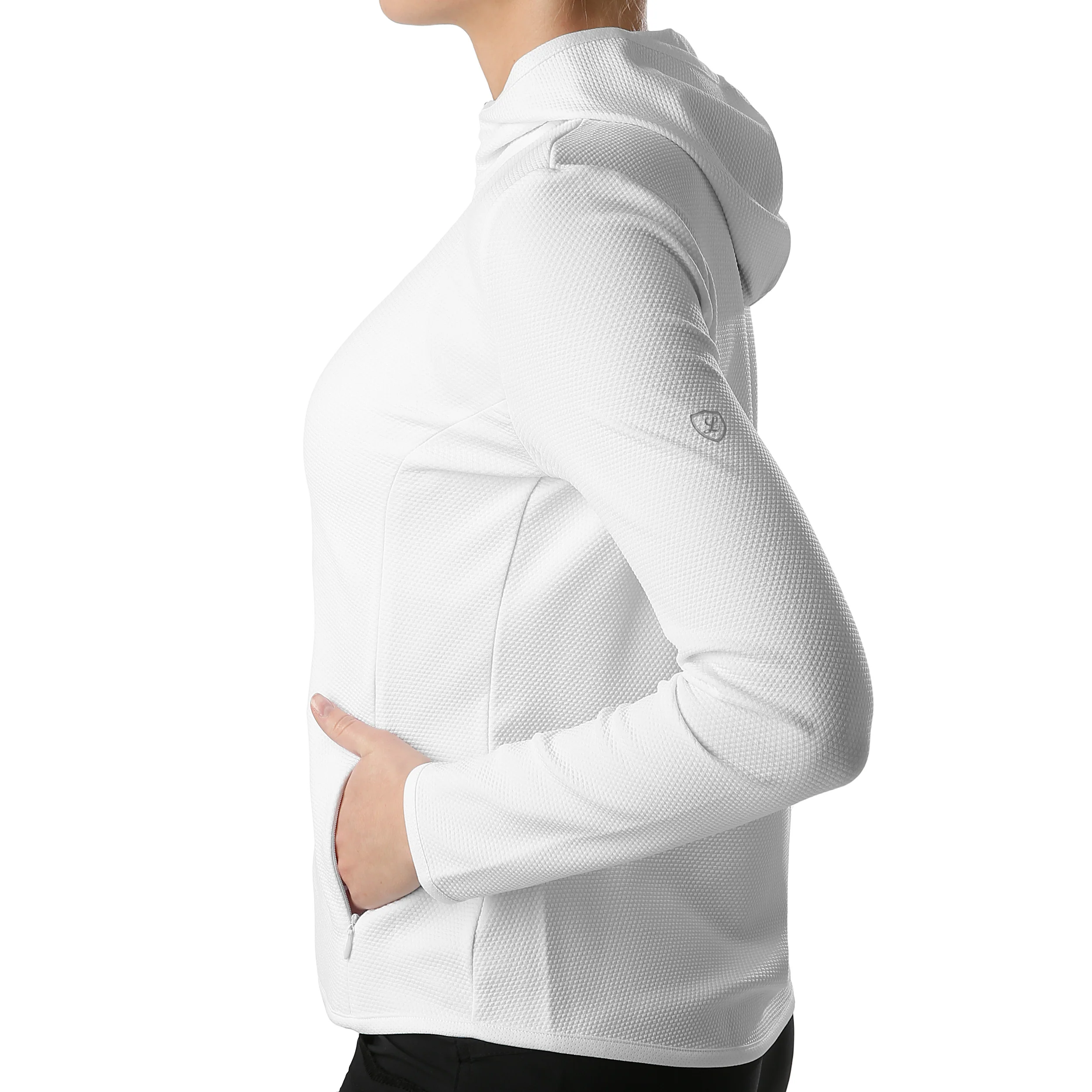 Jani Veste de survêtement Femmes - blanc, noir - Image 4